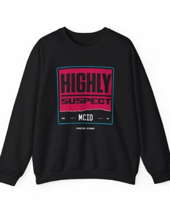 Highly Suspect Press Start Unisex Heavy Blend Crewneck Sweatshirt