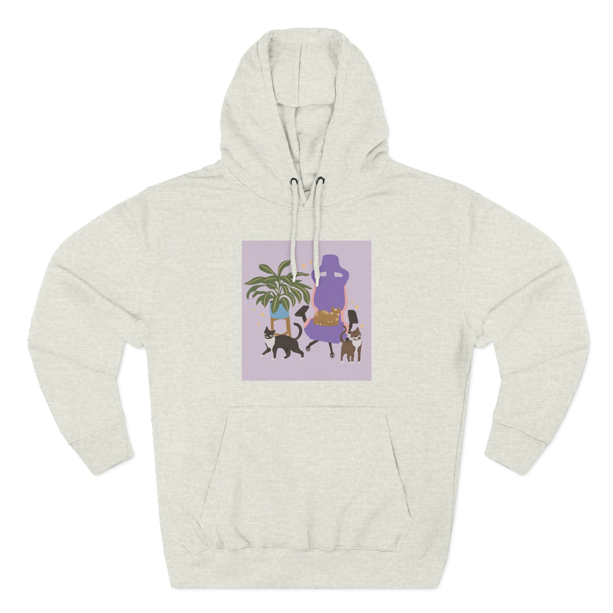 Lilsimsie Three-Panel Fleece Hoodie