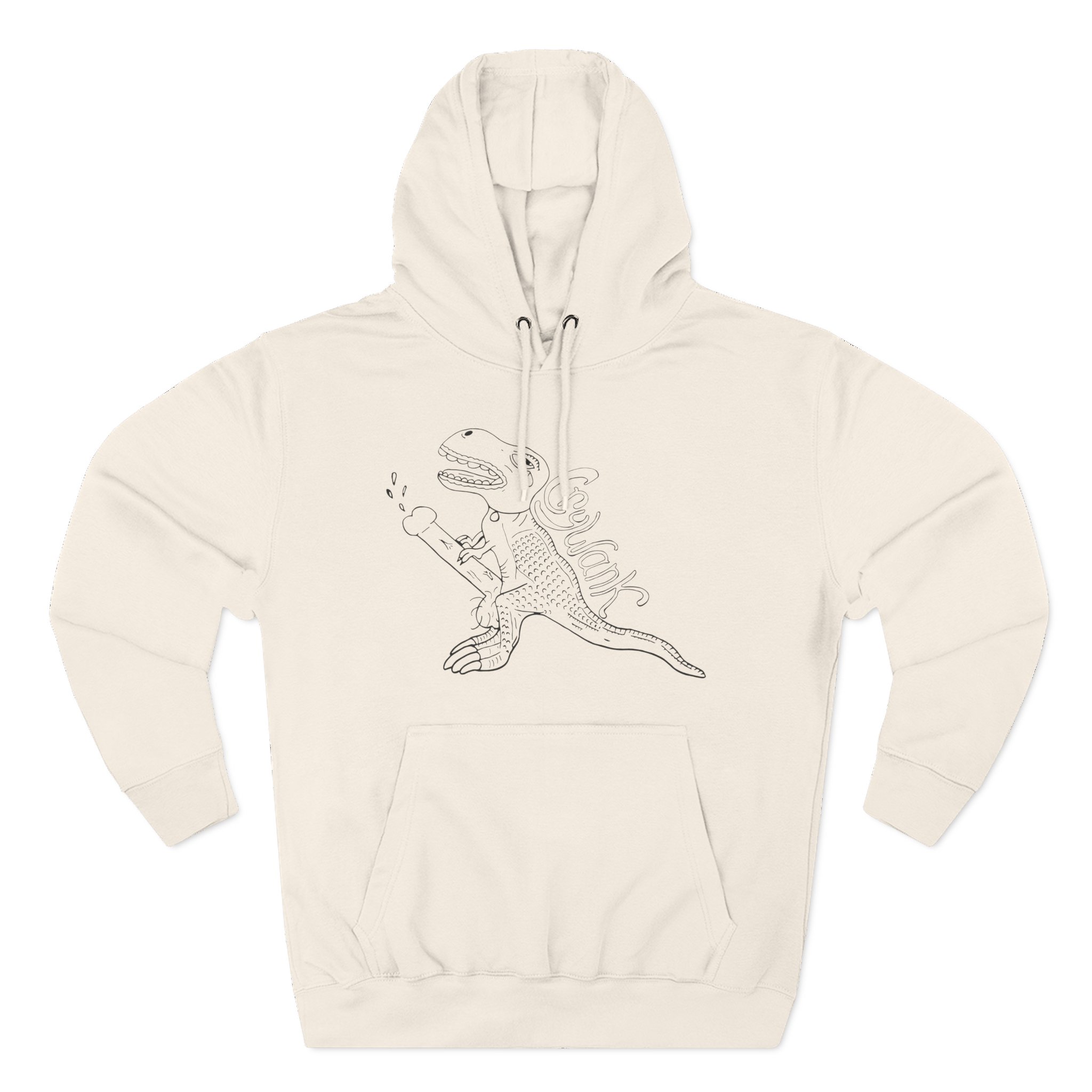 Crywank Three-Panel Fleece Hoodie