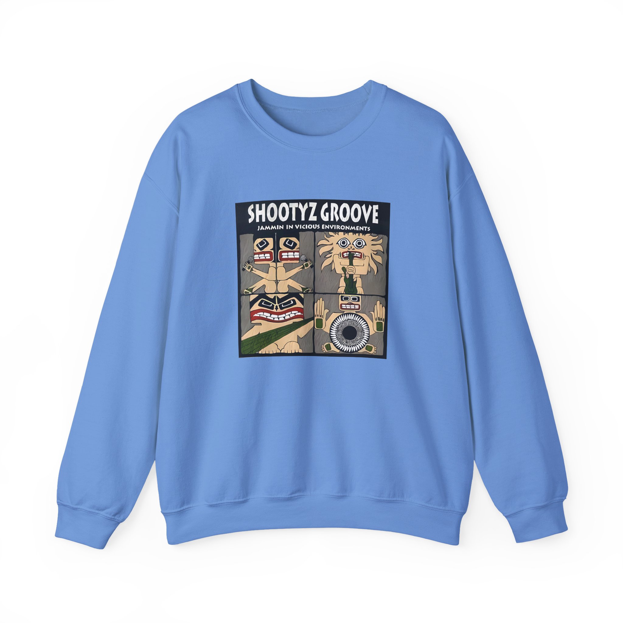 Shootyz Groove Jammin in Vicious Environments Album Cover Unisex Heavy Blendâ„¢ Crewneck Sweatshirt