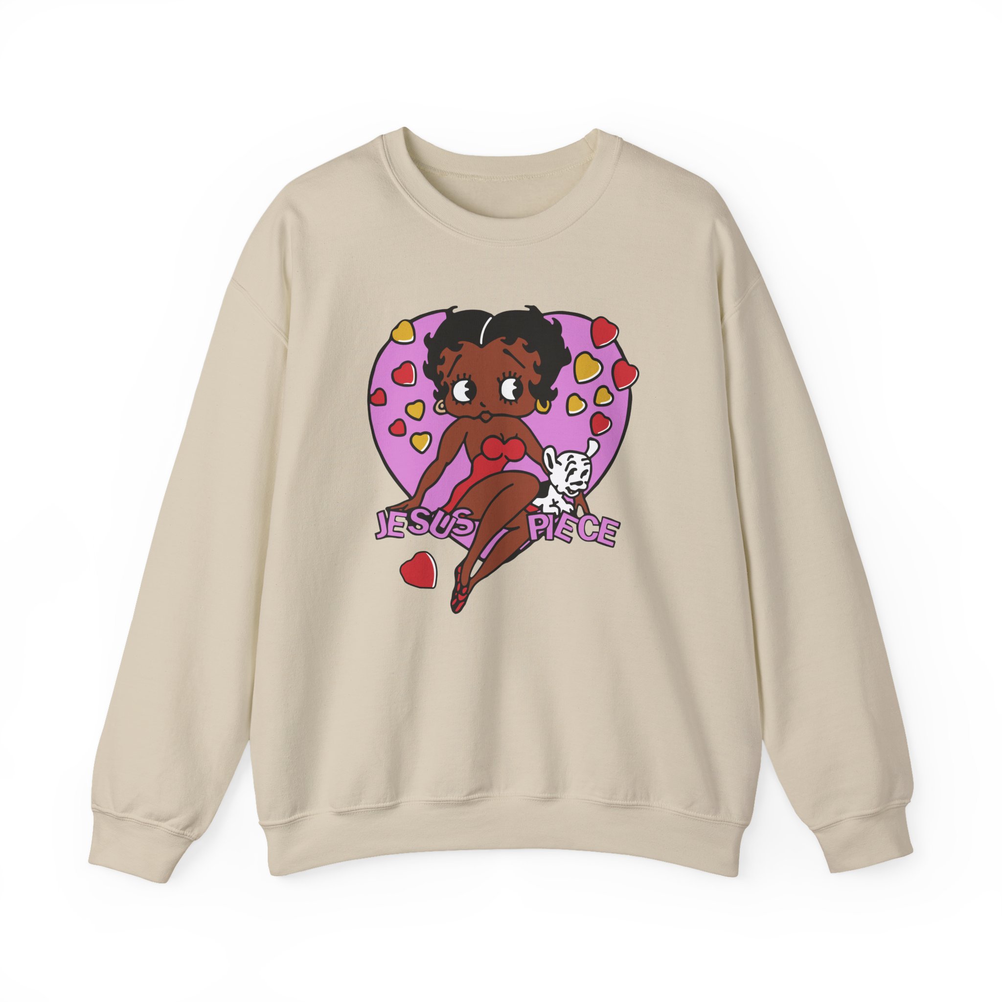 Jesus Piece Betty Unisex Heavy Blendâ„¢ Crewneck Sweatshirt