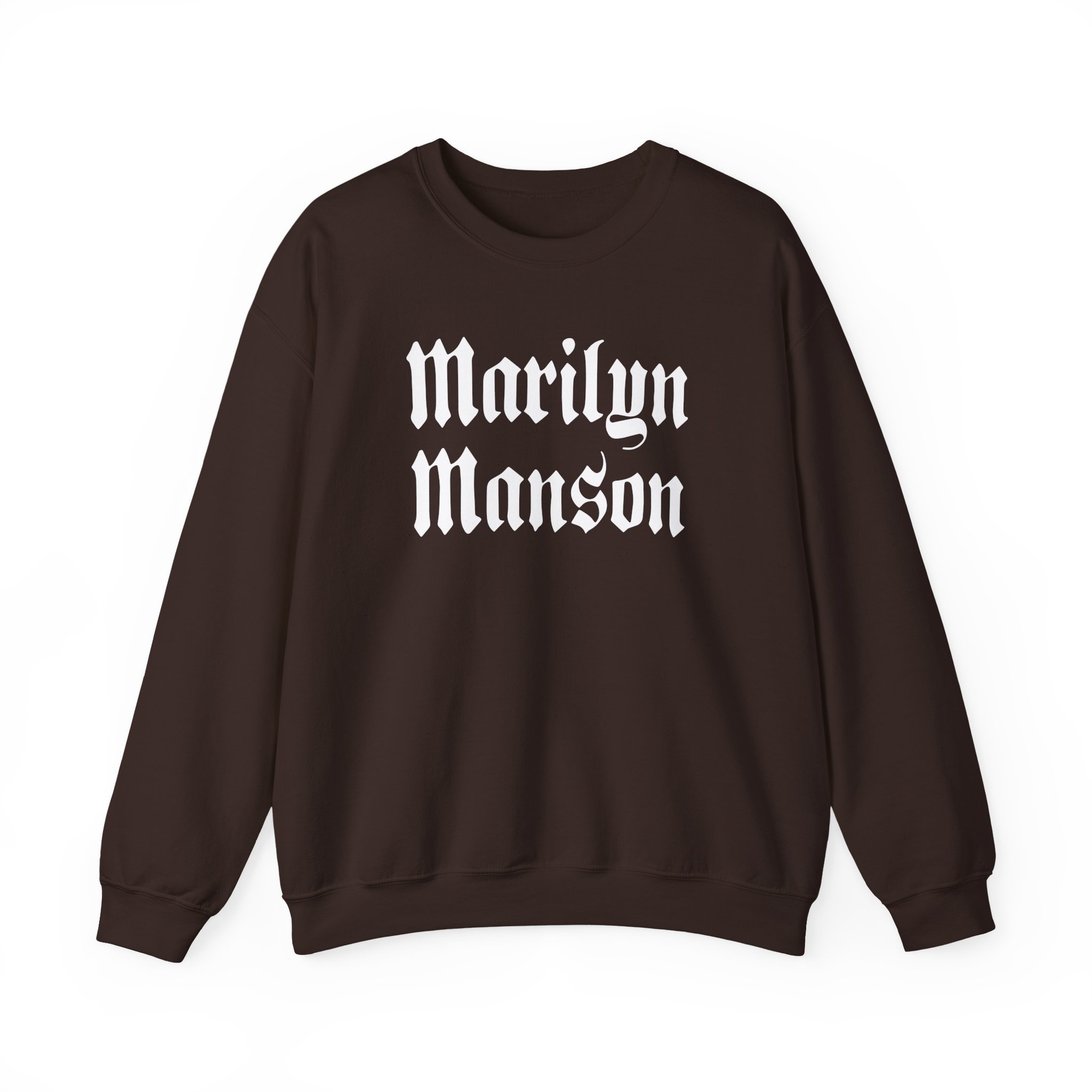 Marilyn Manson Goth Logo Unisex Heavy Blendâ„¢ Crewneck Sweatshirt