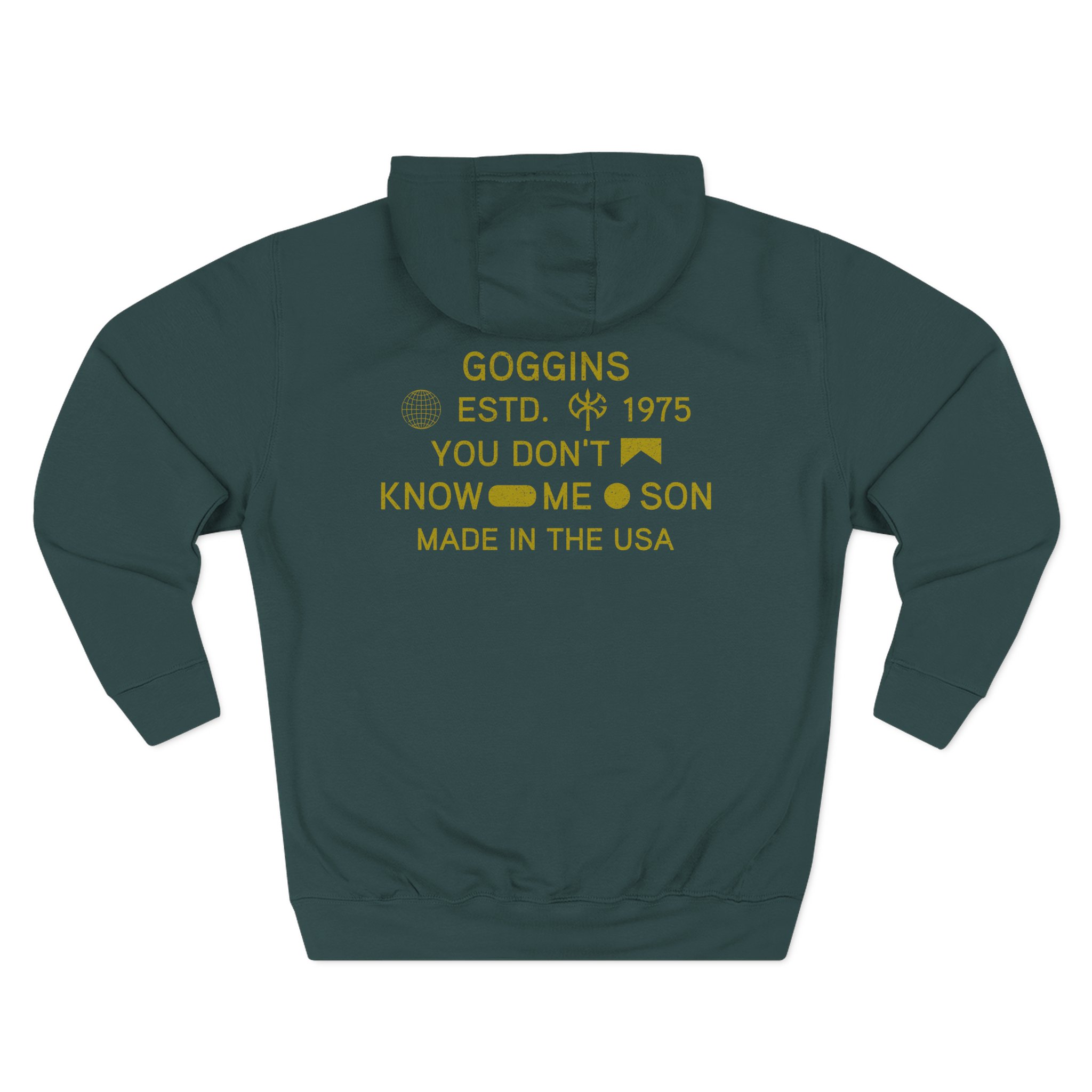 David Goggins Made in the Usa Three-Panel Fleece Hoodie