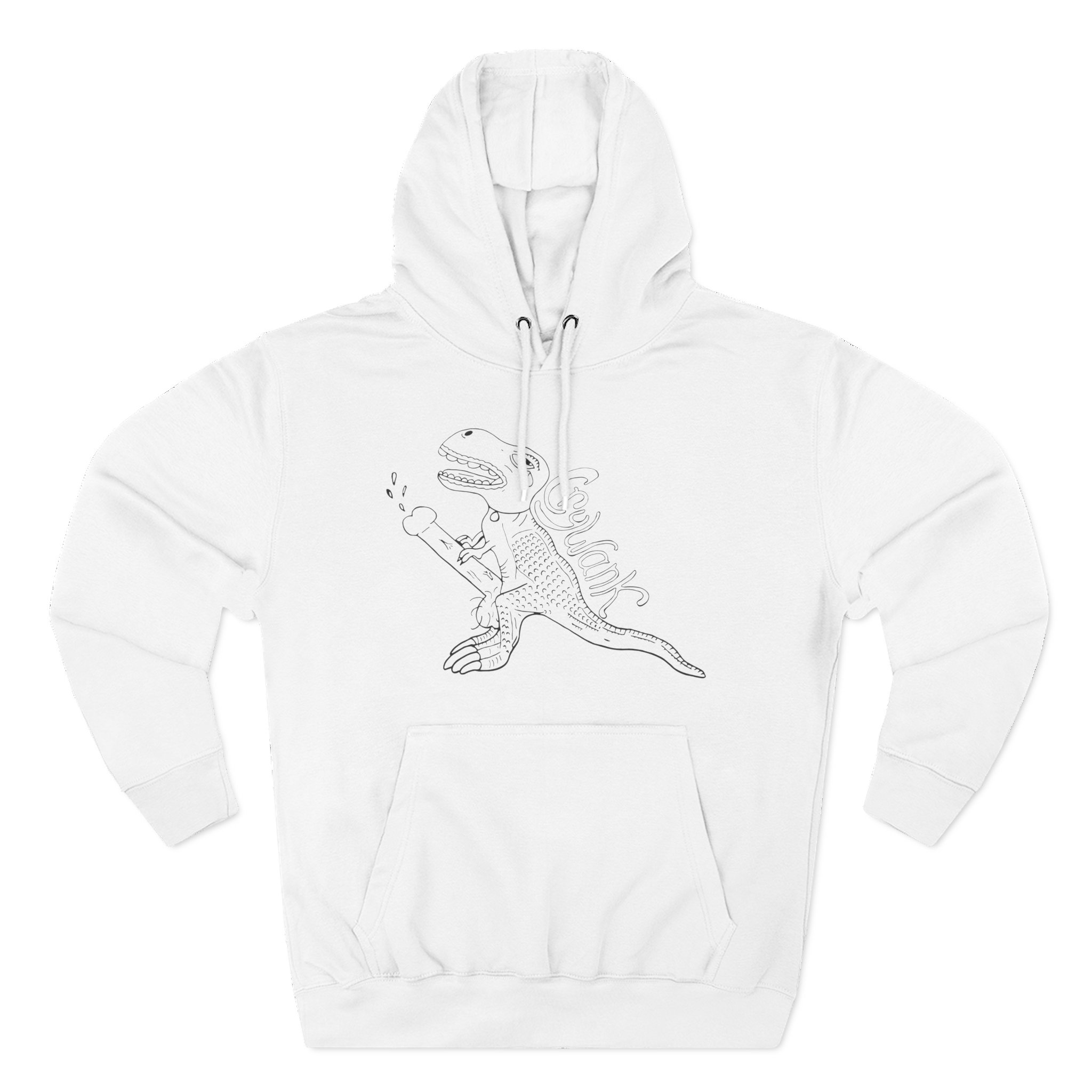 Crywank Three-Panel Fleece Hoodie