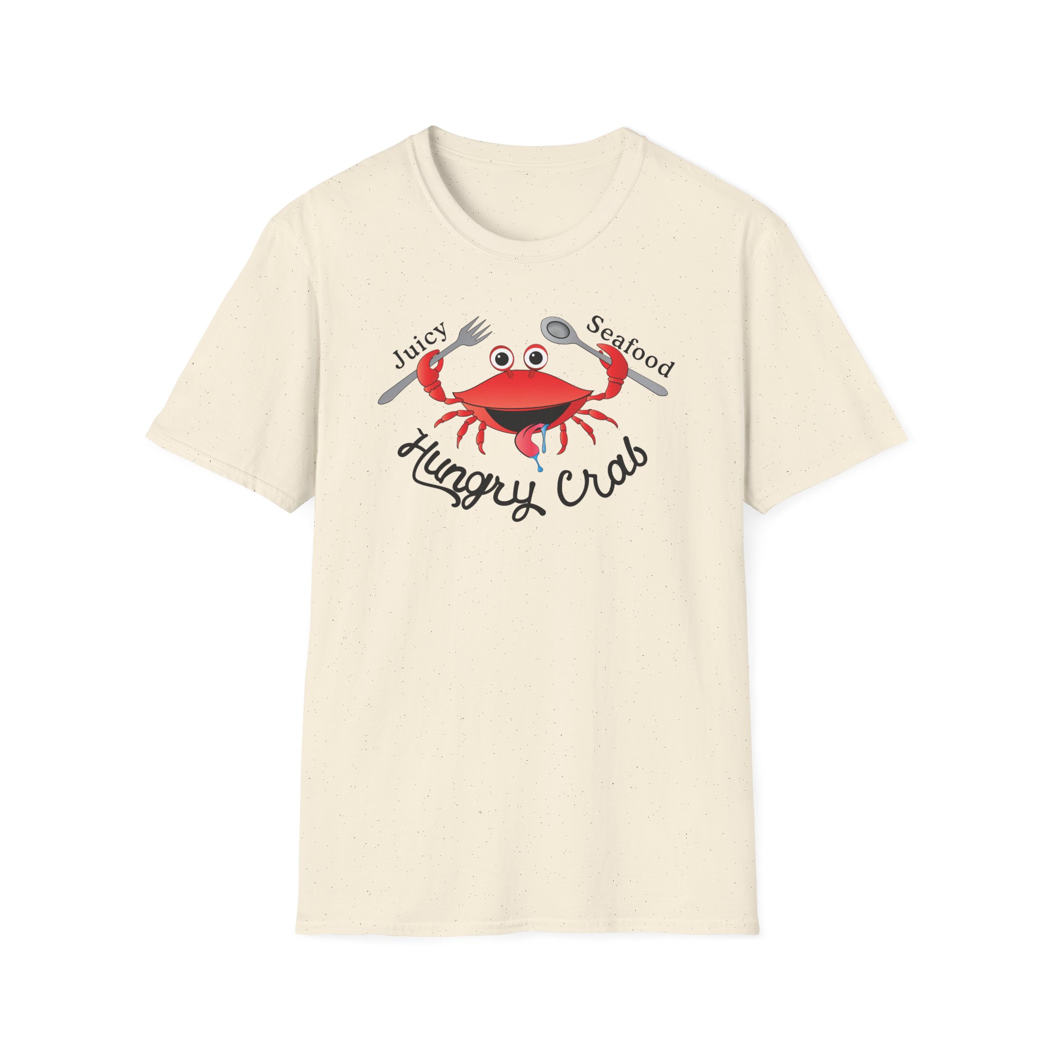 Hungry Box Hungry Crab Juicy Seafood Unisex Softstyle T-Shirt