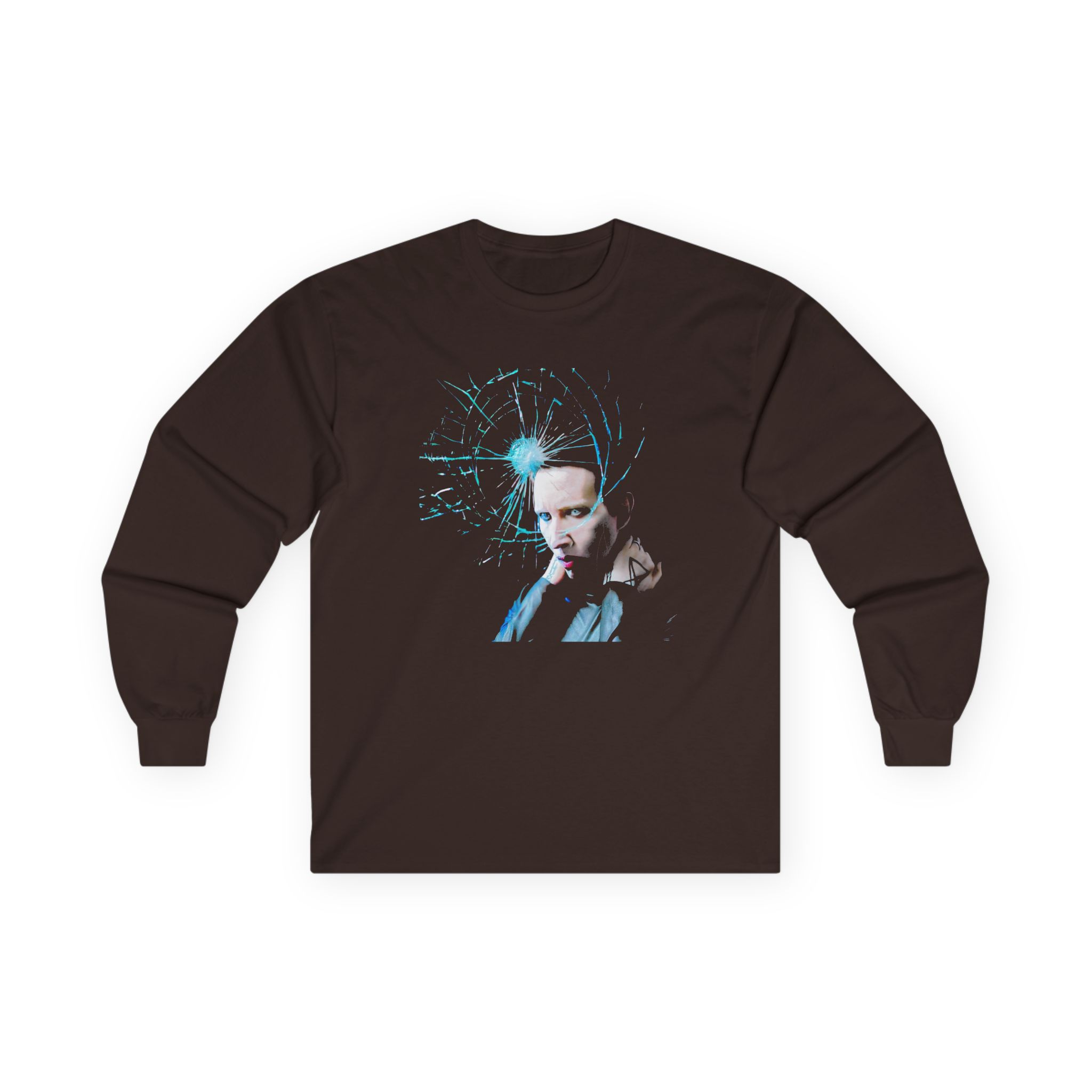 Marilyn Manson Shattered Unisex Ultra Cotton Long Sleeve Tee