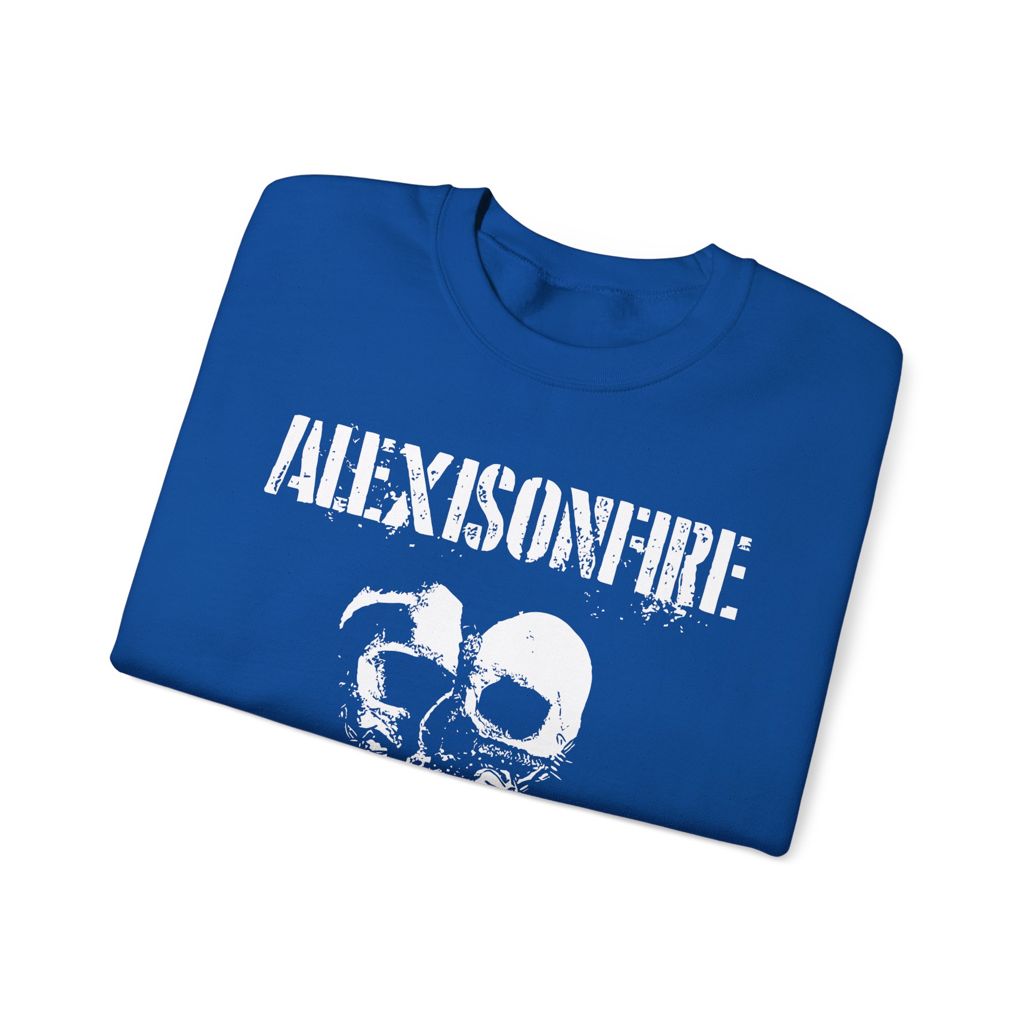 Alexisonfire Barbed Wire Heartskull Unisex Heavy Blendâ„¢ Crewneck Sweatshirt