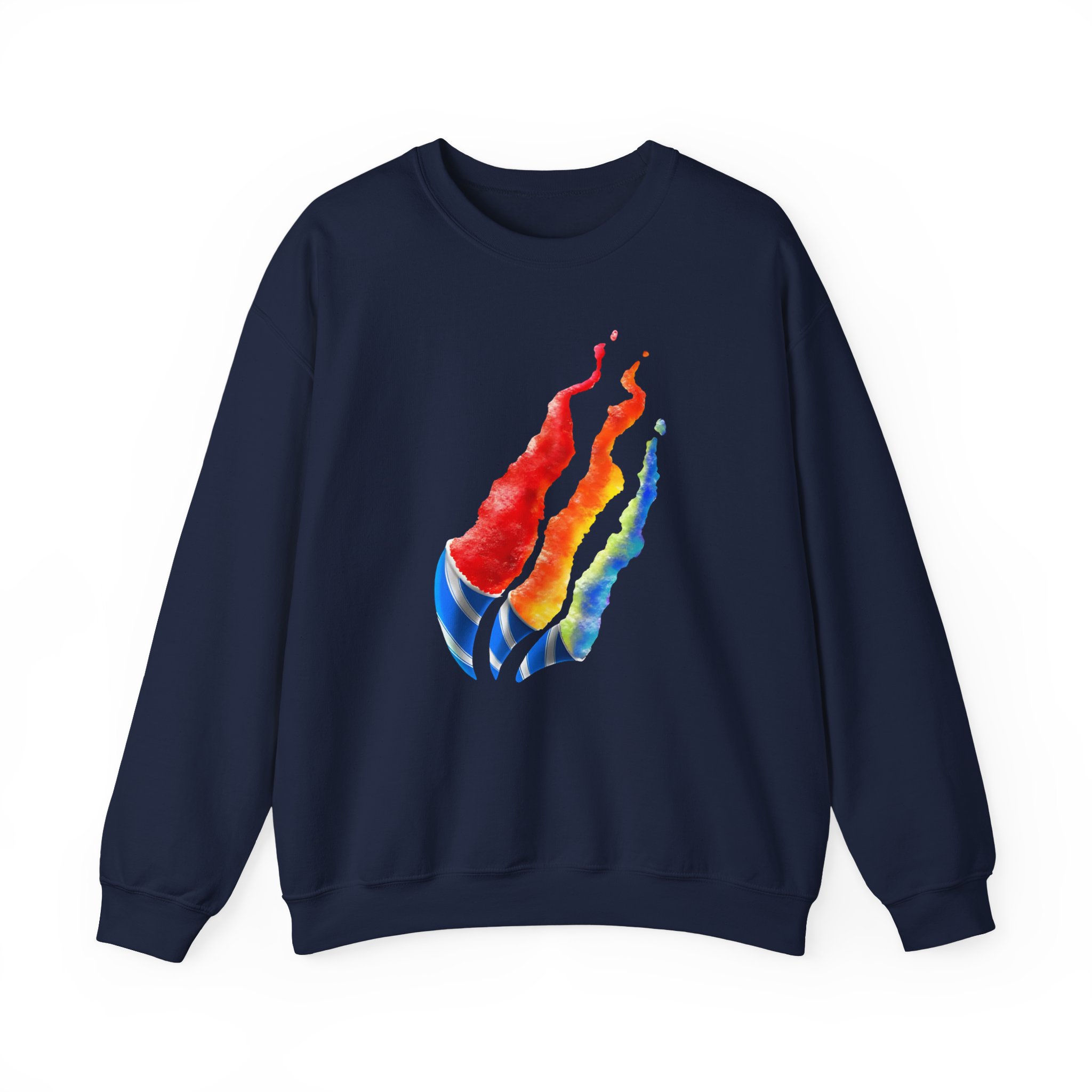 Preston Snowcone Flame Unisex Heavy Blendâ„¢ Crewneck Sweatshirt