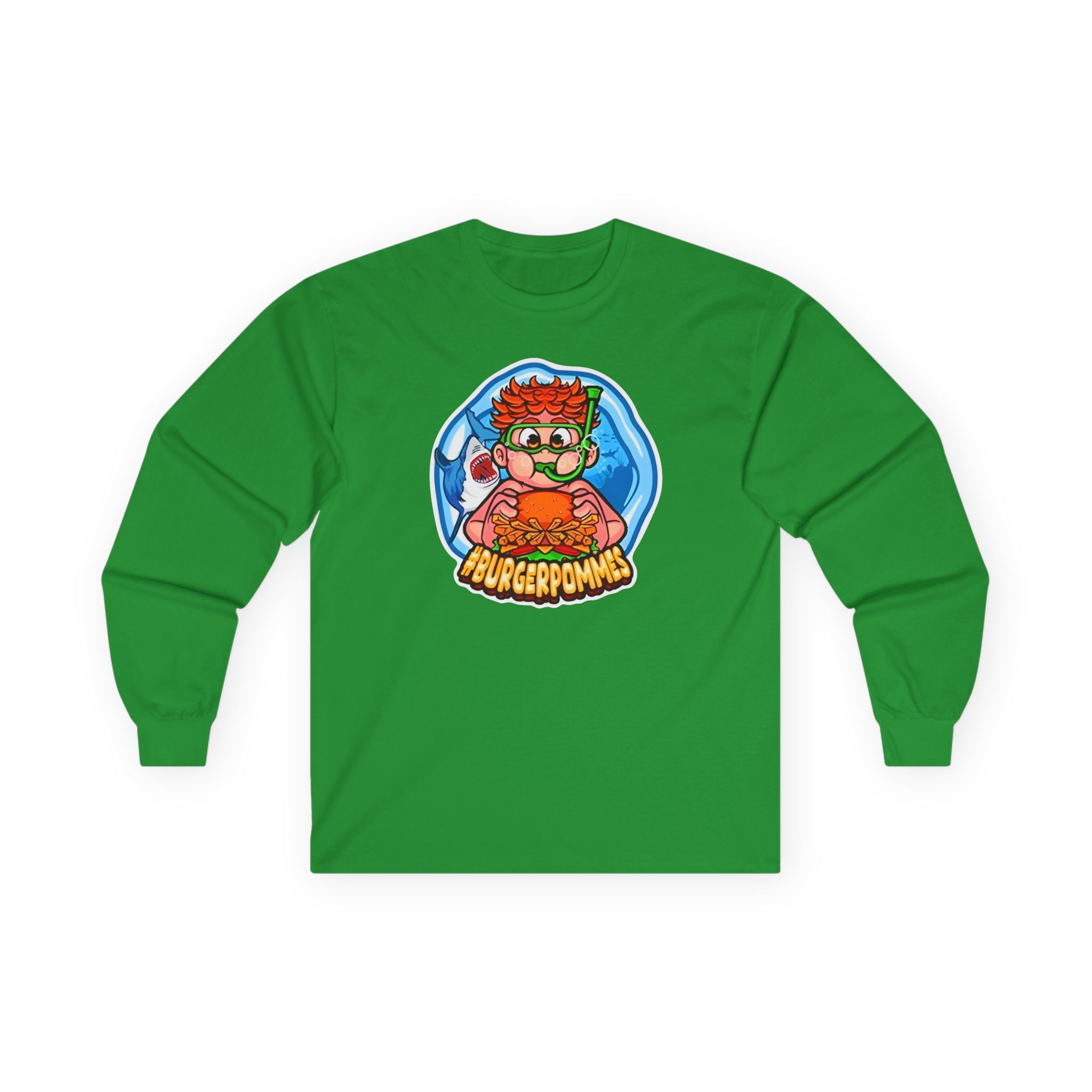 Burger Pommes Unisex Ultra Cotton Long Sleeve Tee