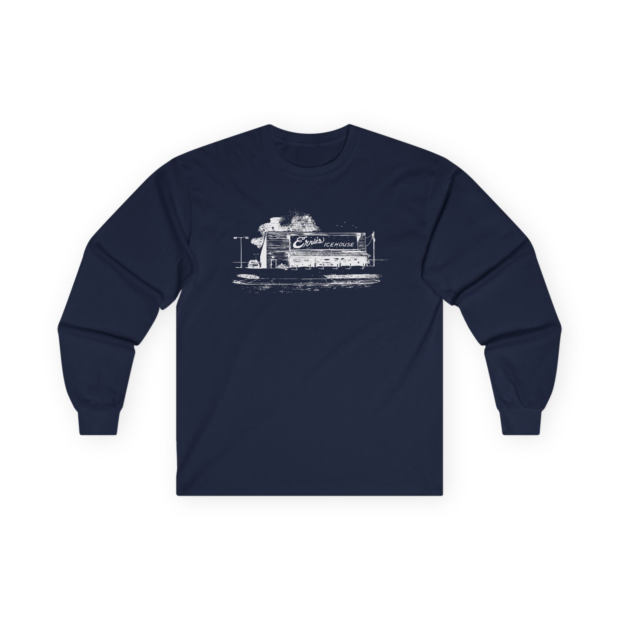 Clint Black Ernie's Ice House Unisex Ultra Cotton Long Sleeve Tee