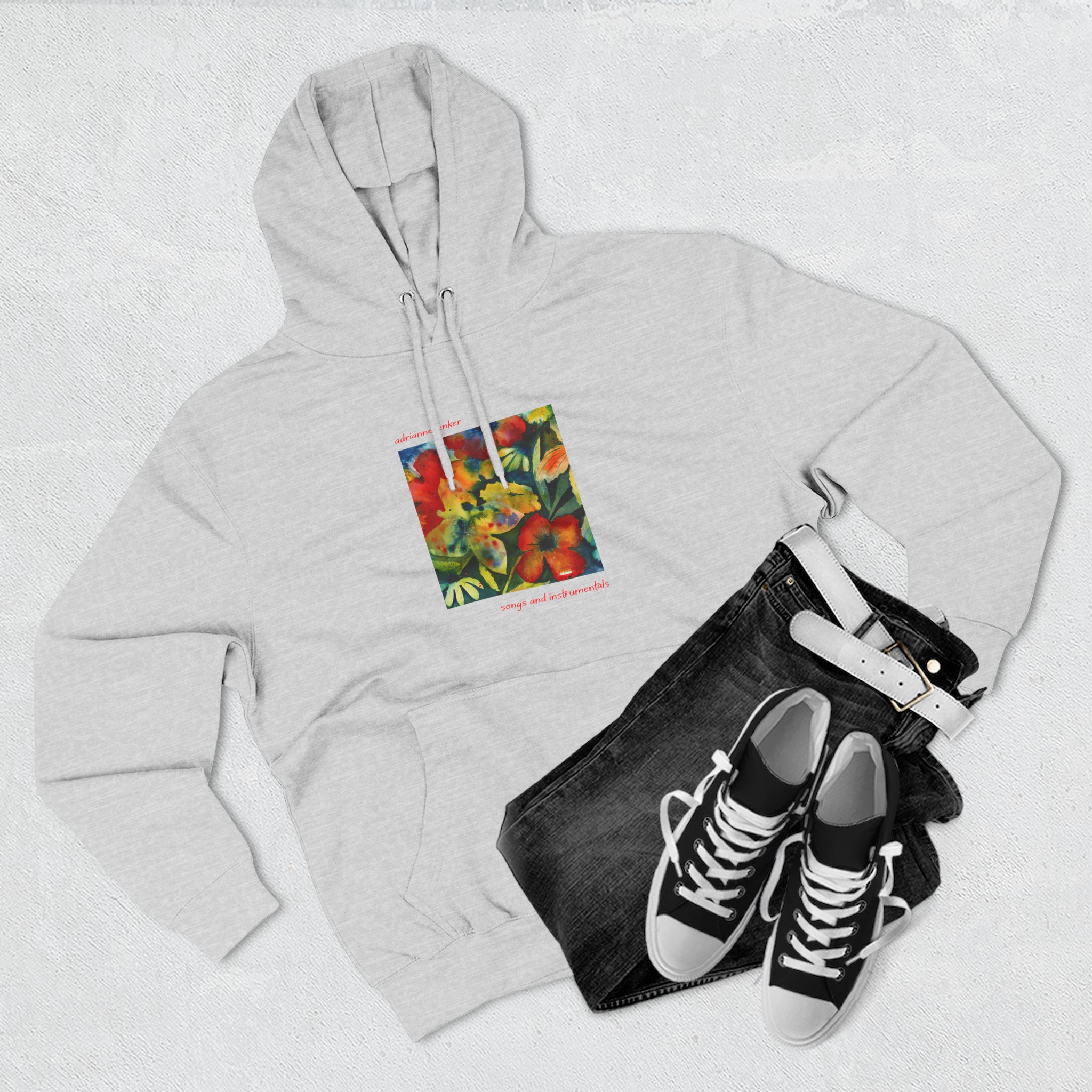Adrianne Lenker Songs and Instrumentals Three-panel Fleece Hoodie