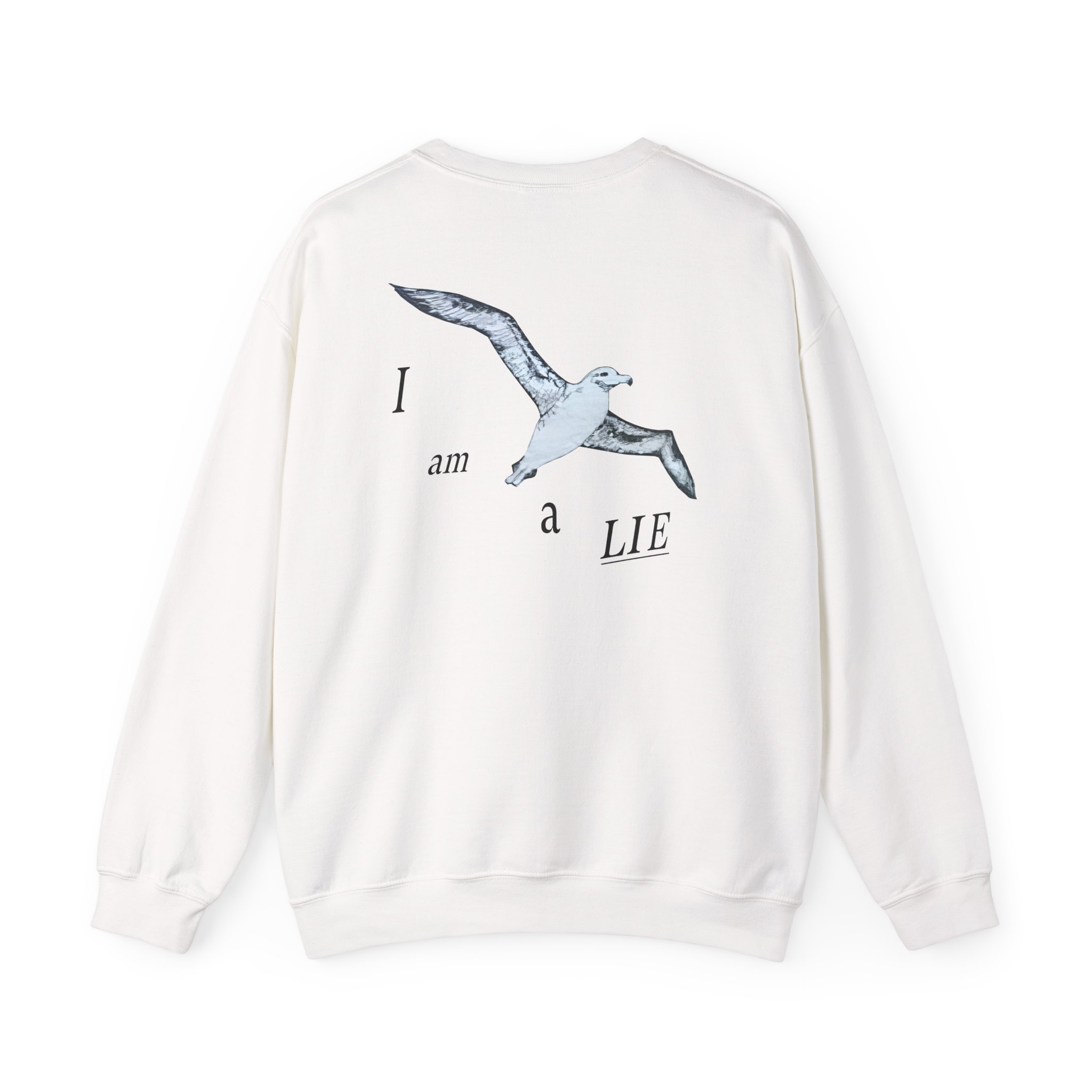 Birds Arent Real I am a Lie Unisex Heavy Blendâ„¢ Crewneck Sweatshirt