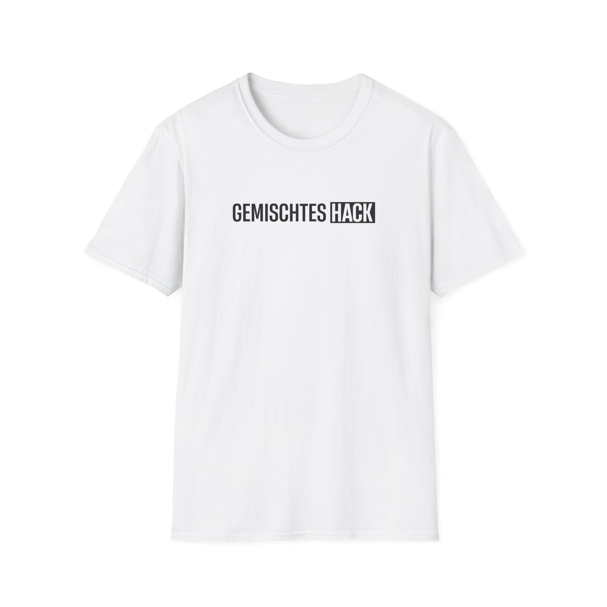 Gemischtes Hack Logo Unisex Softstyle T-Shirt