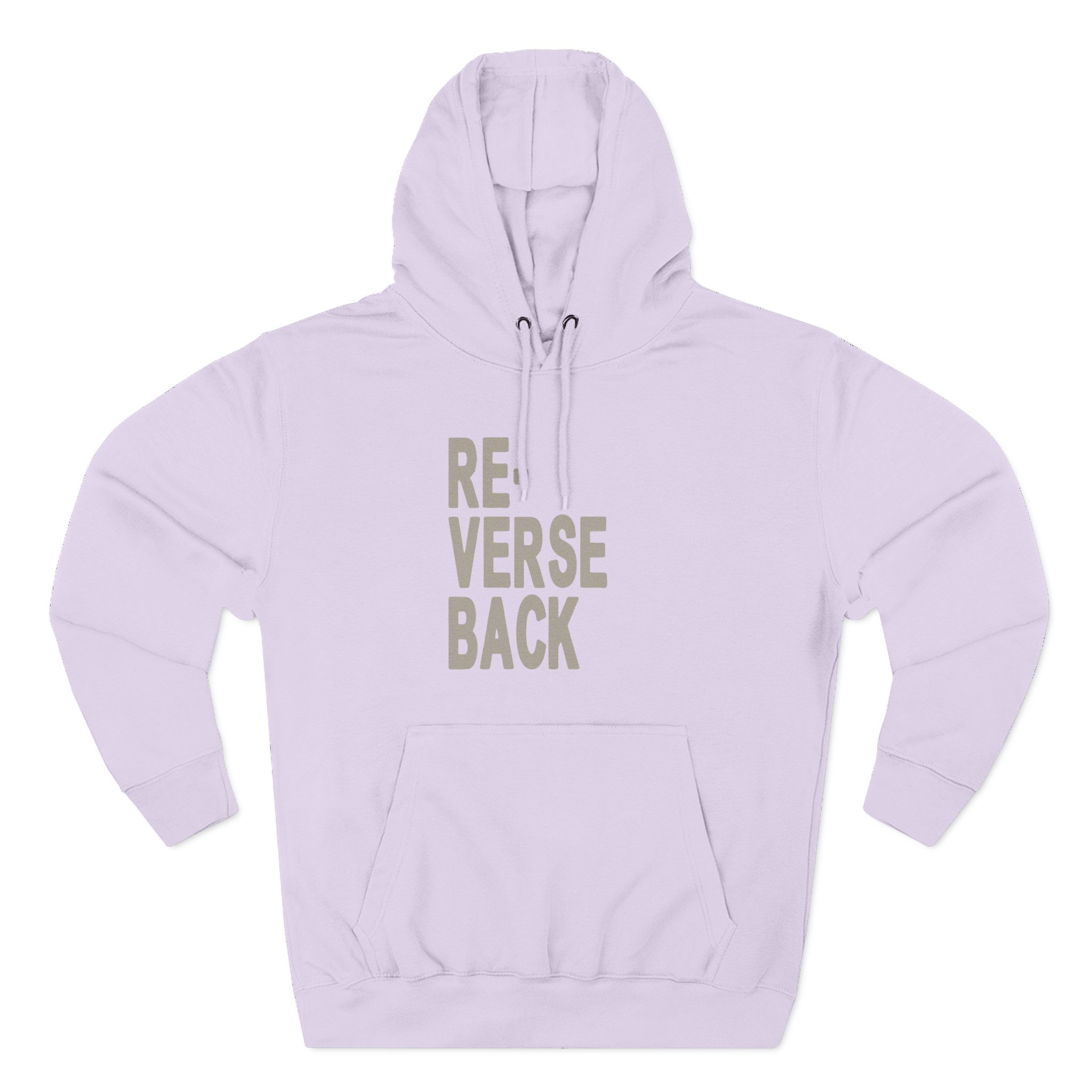 Armchair Expert Reverse Back Three-Panel Fleece Hoodie
