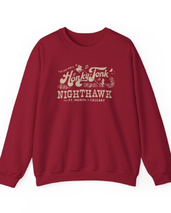 Colter Wall Honky-tonk Nighthawk Unisex Heavy Blend™ Crewneck Sweatshirt