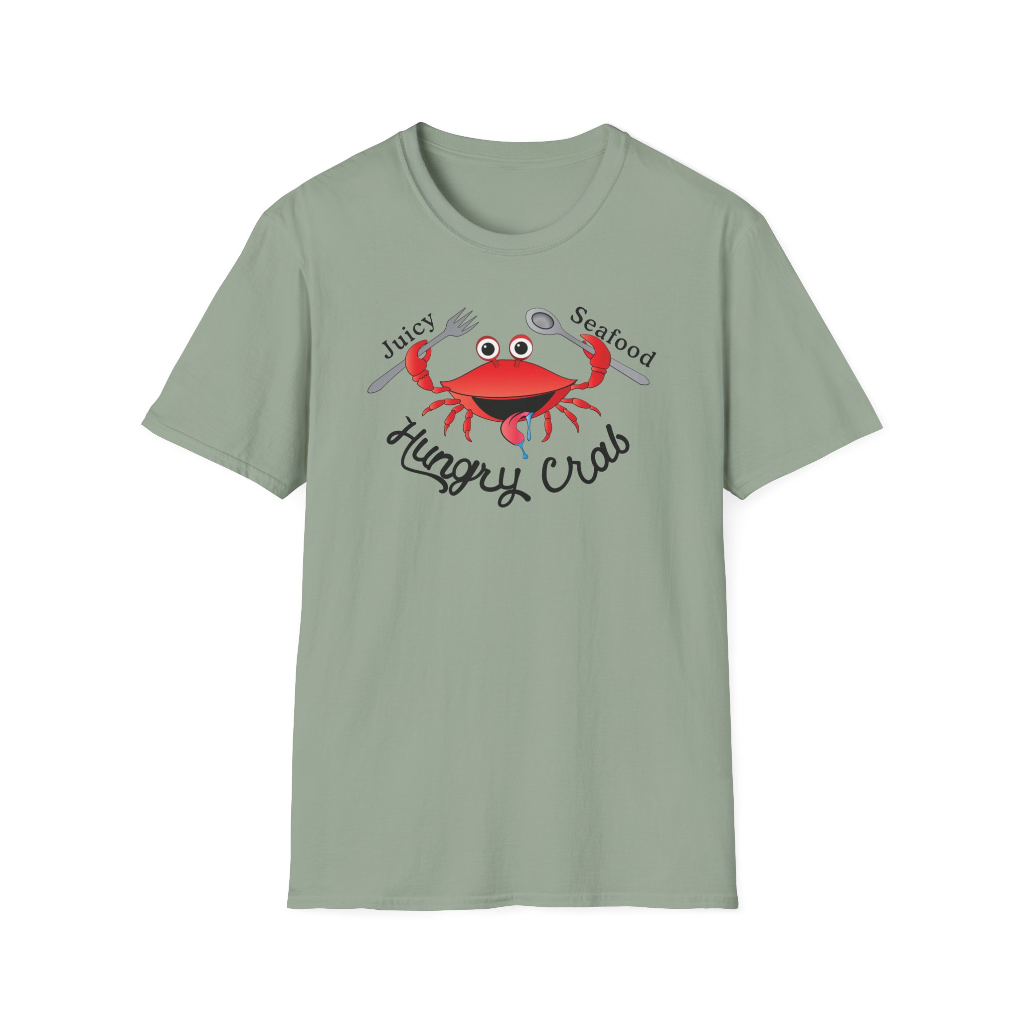 Hungry Box Hungry Crab Juicy Seafood Unisex Softstyle T-Shirt
