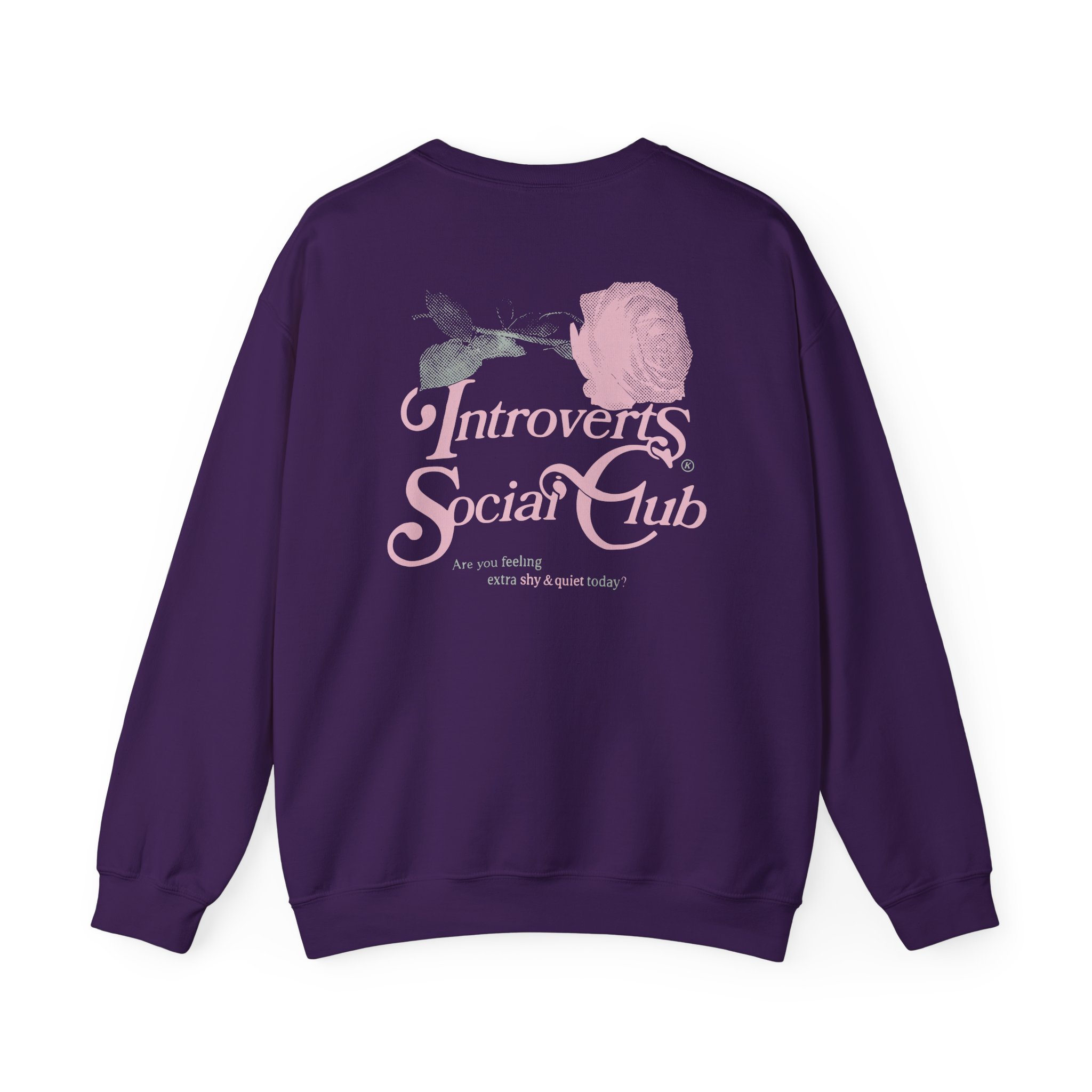 Kallmekris Introverts Social Club Unisex Heavy Blendâ„¢ Crewneck Sweatshirt