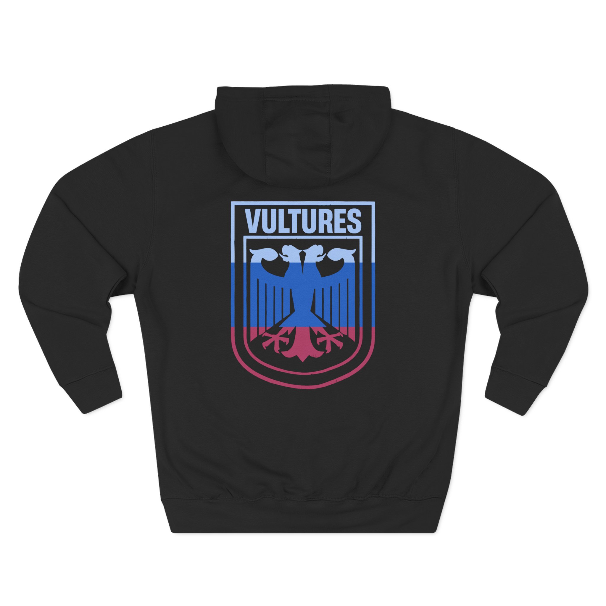 Vultures Three-Panel Fleece Hoodie