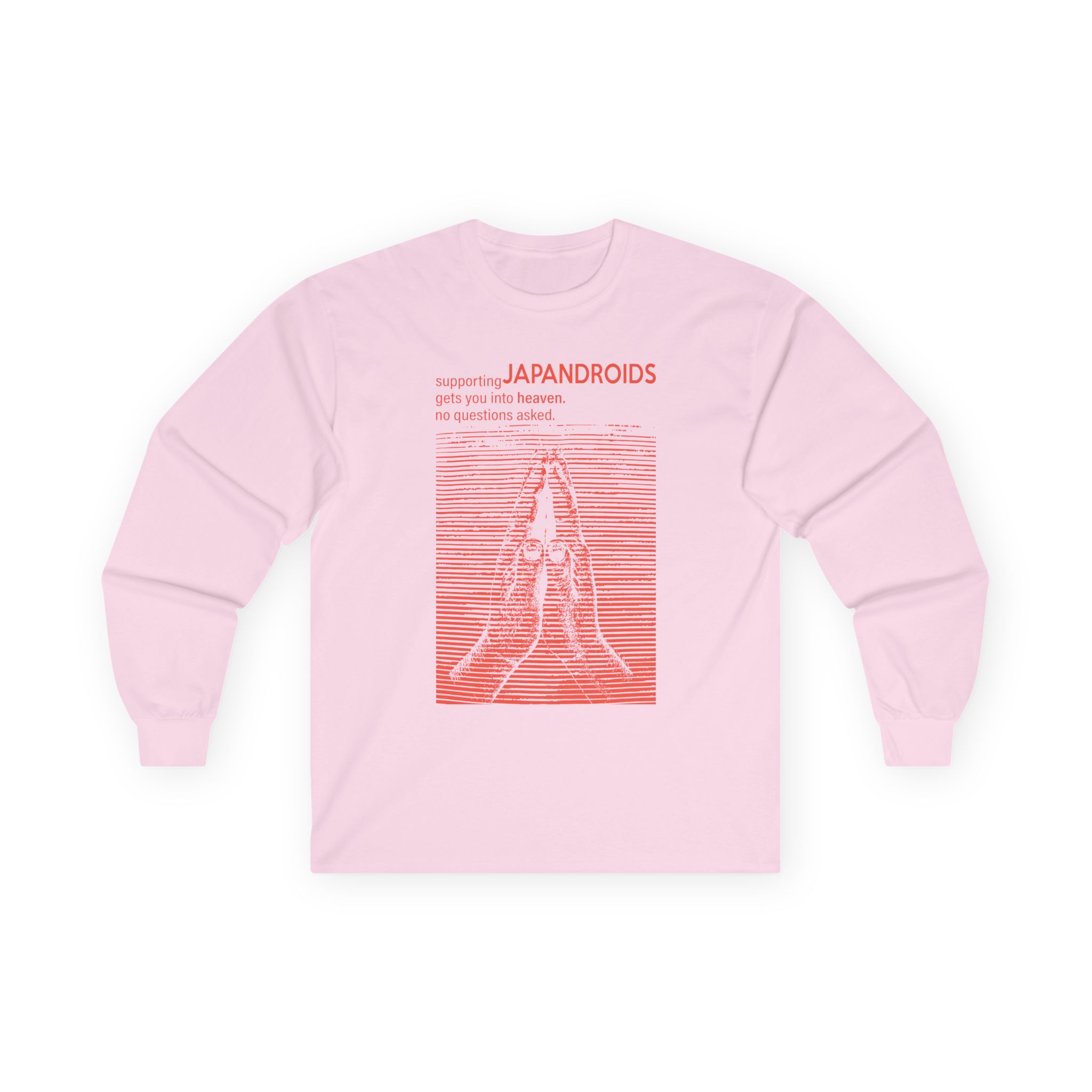 Supporting Japandroids Gets You Into Heaven No Questions Asked Unisex Ultra Cotton Long Sleeve Tee