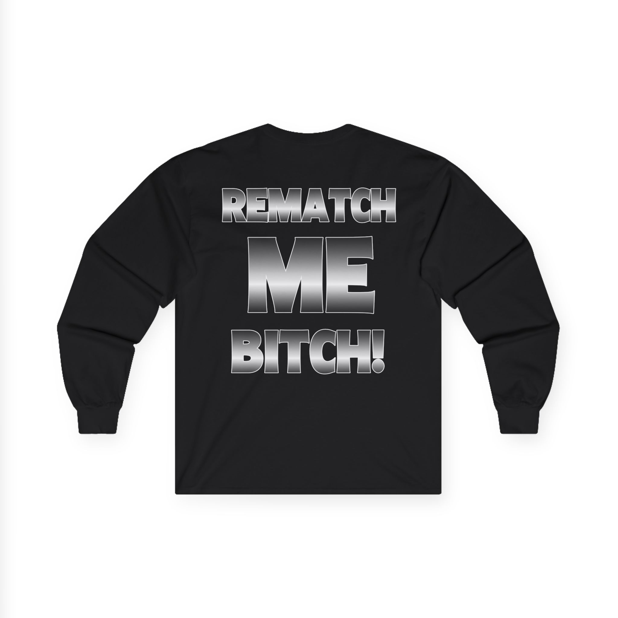 Ryan Garcia Tank’s 1 Fan Rematch Me Bitch Unisex Ultra Cotton Long Sleeve Tee