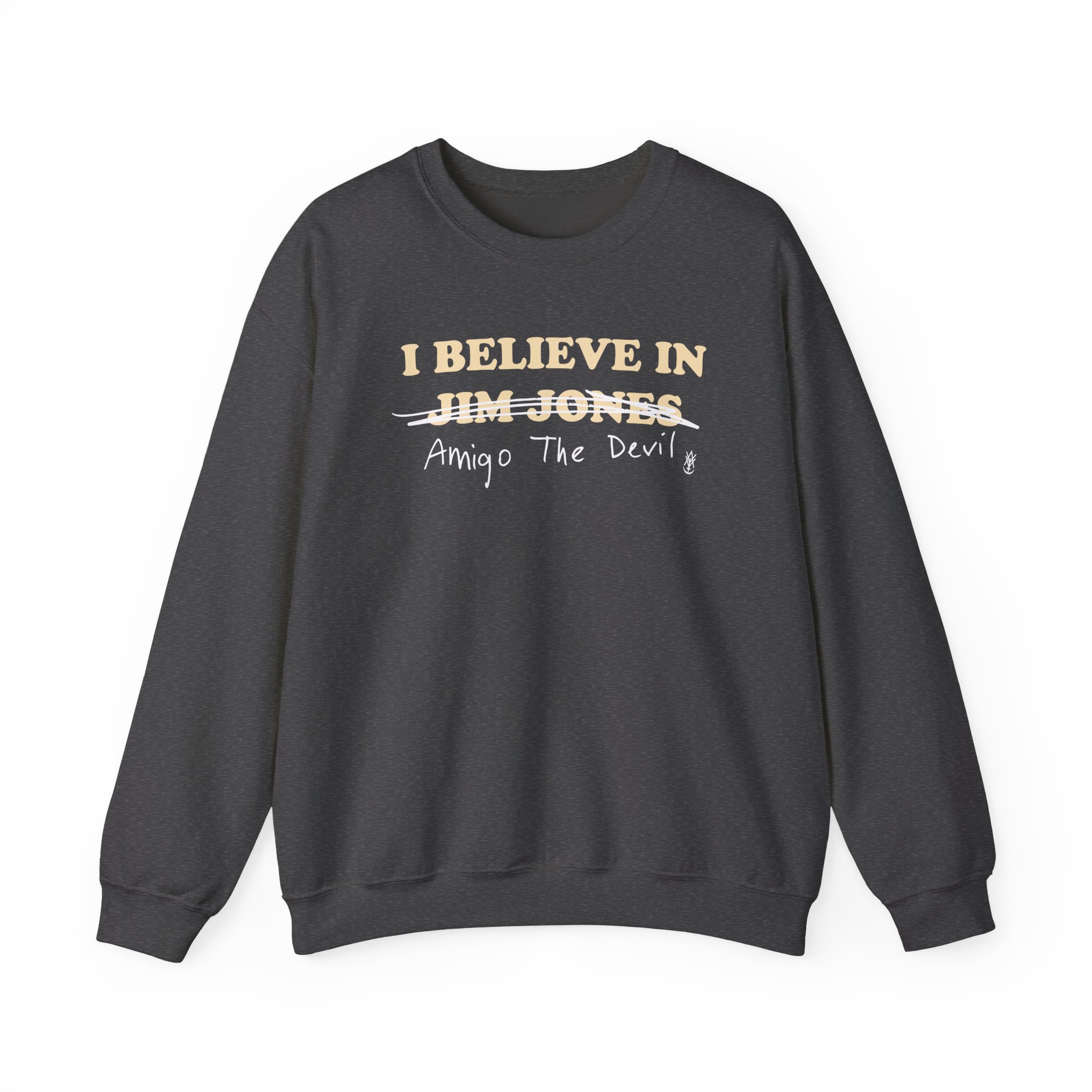 Amigo The Devil I Believe In Jim Jones Unisex Heavy Blendâ„¢ Crewneck Sweatshirt