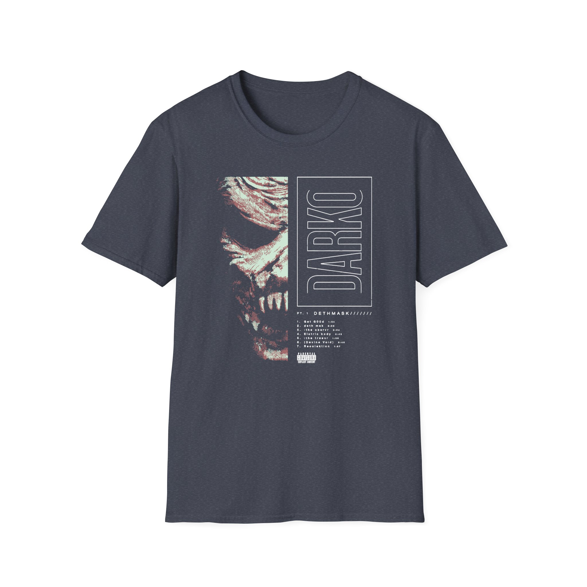Darko Dethmask Pt 1 Unisex Softstyle T-Shirt