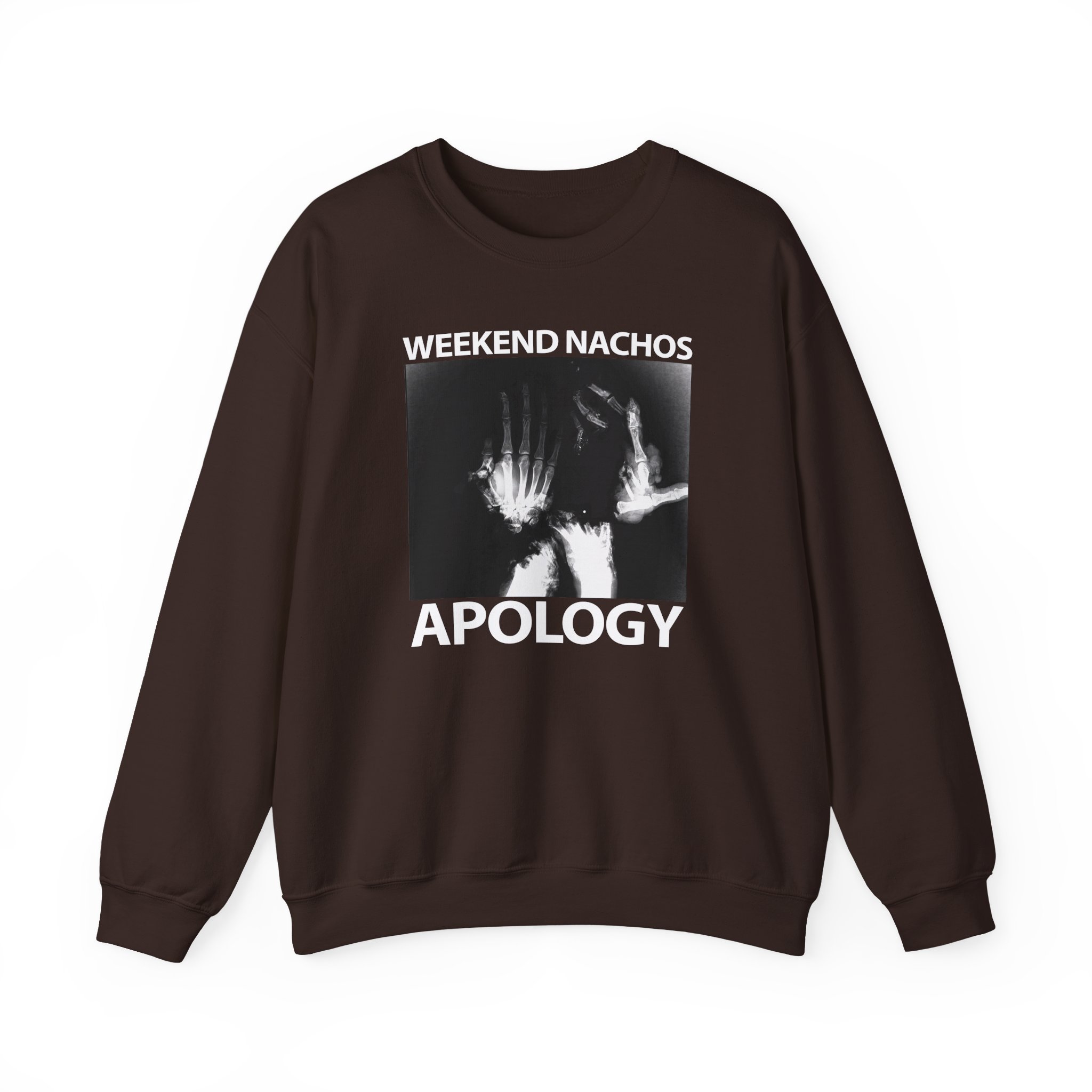 Weekend Nachos Apology Unisex Heavy Blendâ„¢ Crewneck Sweatshirt