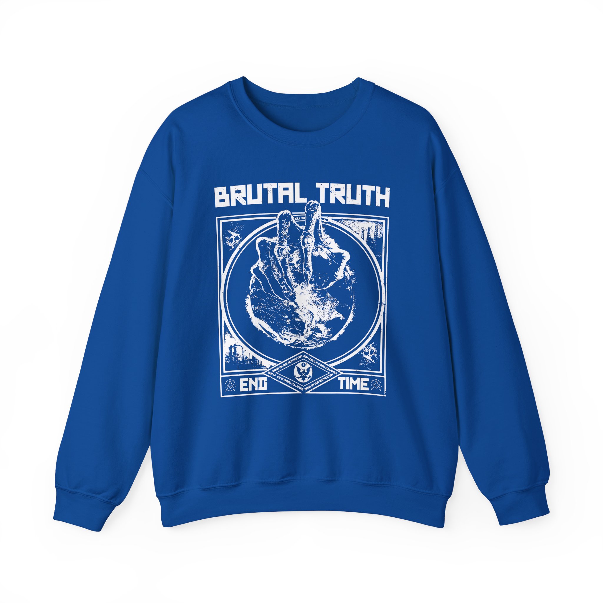 Brutal Truth End Time Unisex Heavy Blend Crewneck Sweatshirt