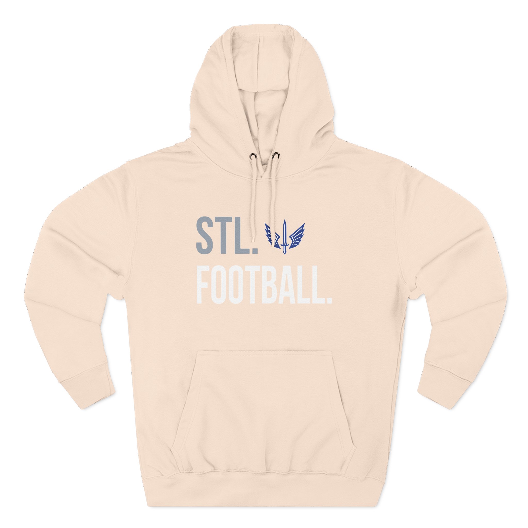 St. Louis Battlehawks 108 Stitches Football Spiral Three-Panel Fleece Hoodie