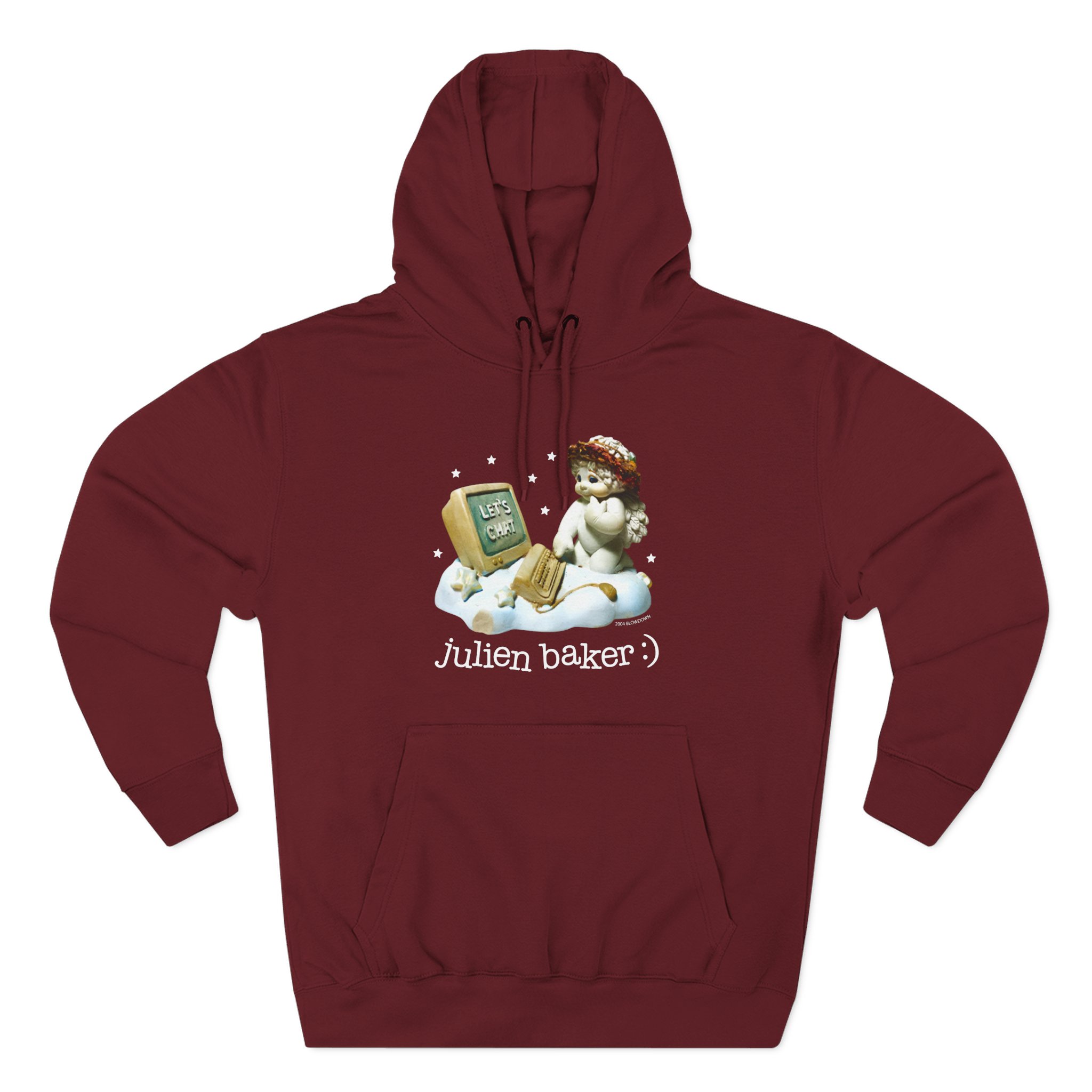 Julien Baker Online Angel Three-Panel Fleece Hoodie