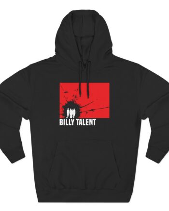 Billy Talent Red Square Three-Panel Fleece Hoodie