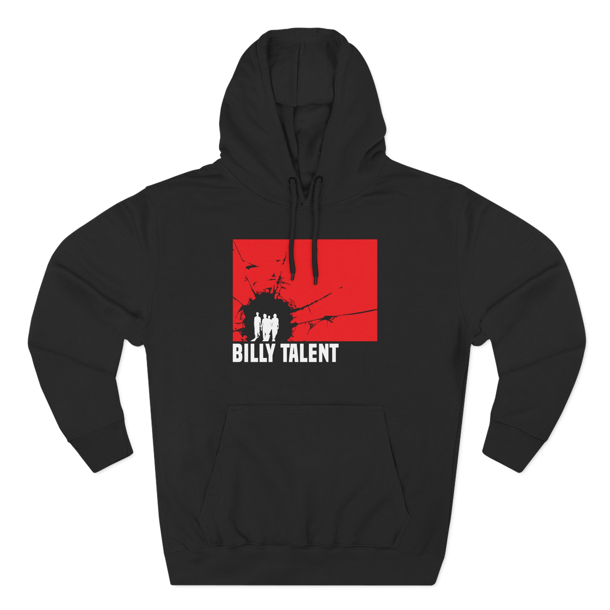 Billy Talent Red Square Three-Panel Fleece Hoodie