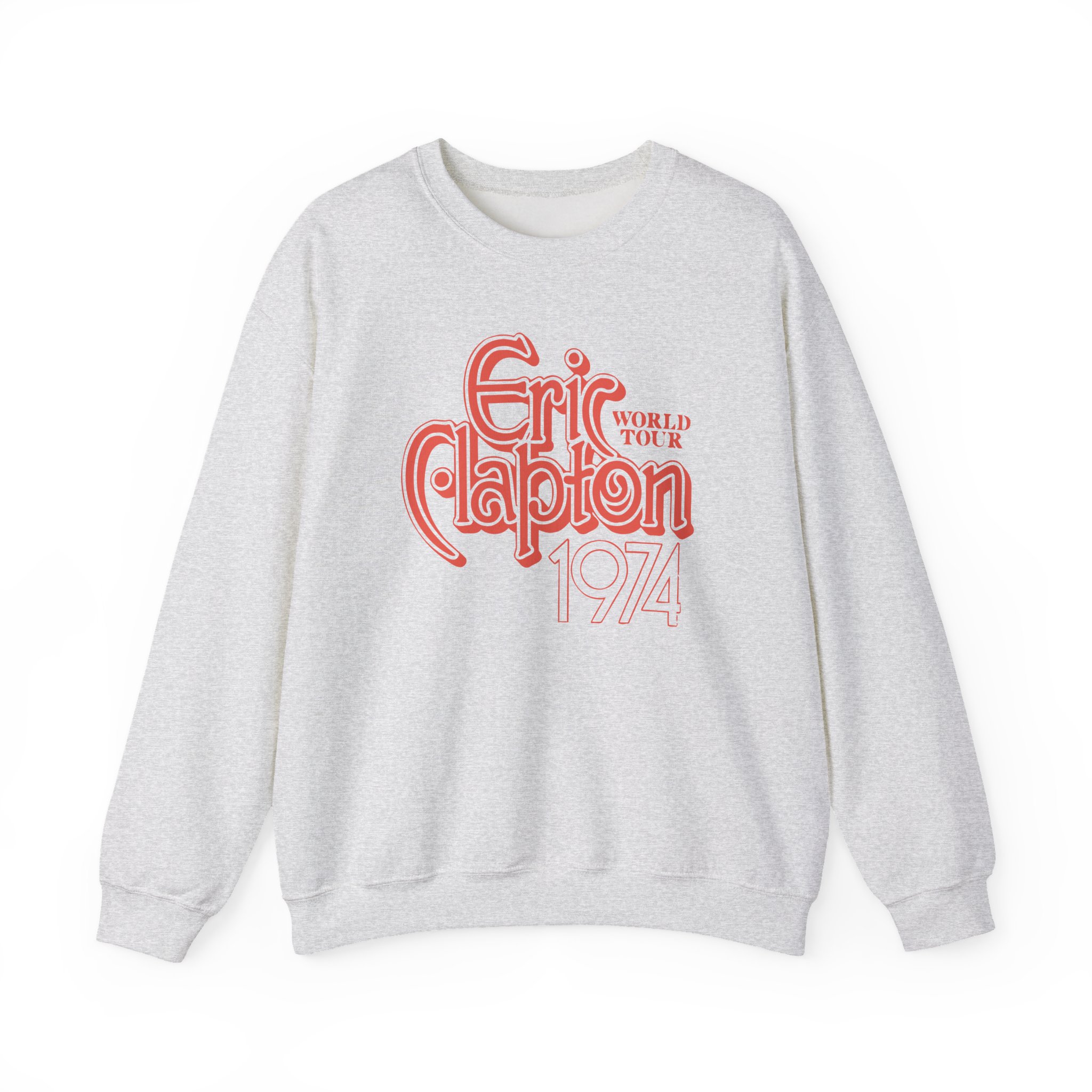 Eric Clapton World Tour 1974 Unisex Heavy Blendâ„¢ Crewneck Sweatshirt