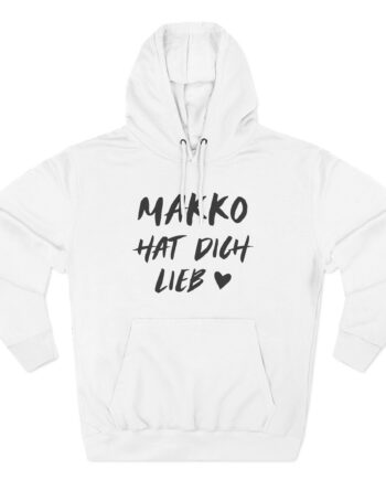 Makko Three-Panel Fleece Hoodie