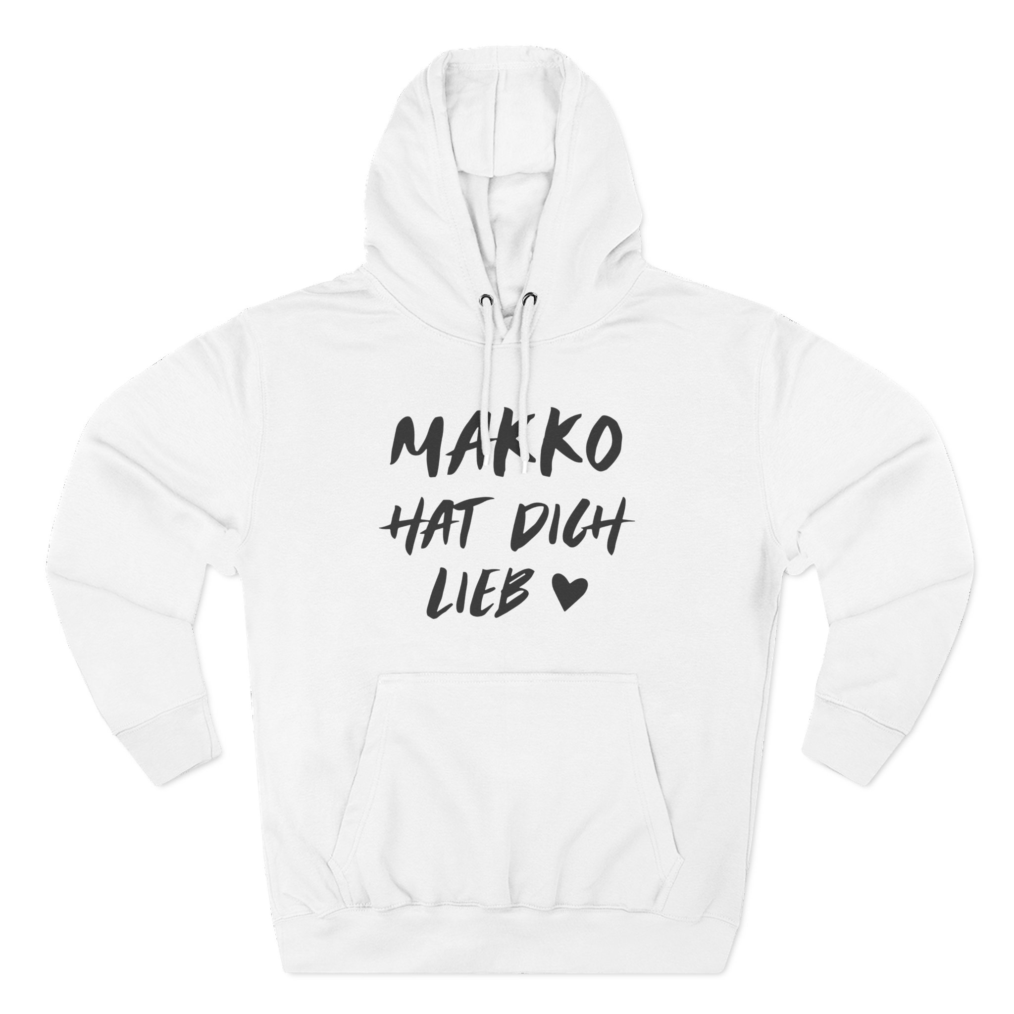 Makko Three-Panel Fleece Hoodie