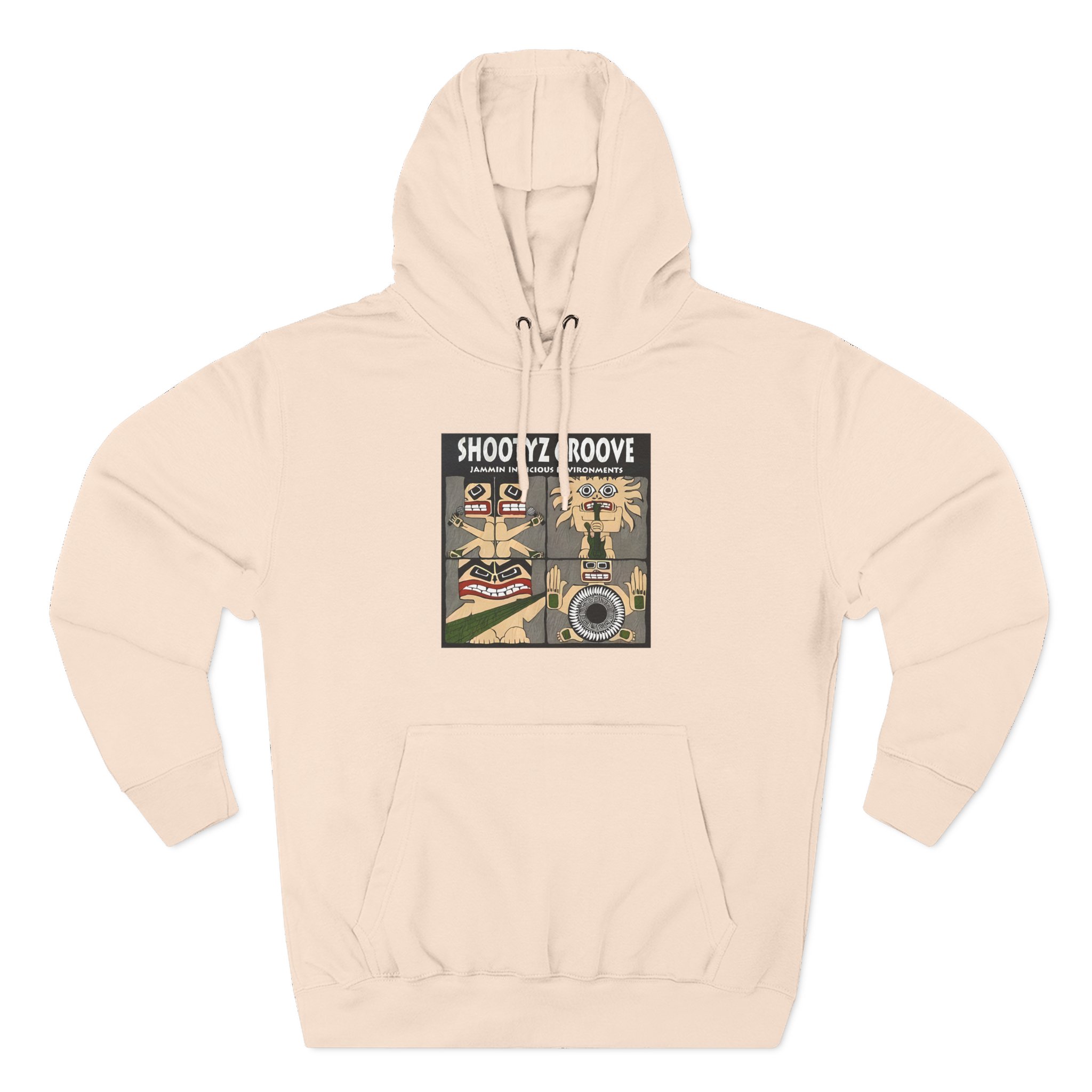Shootyz Groove Jammin in Vicious Environments Album Cover Three-Panel Fleece Hoodie