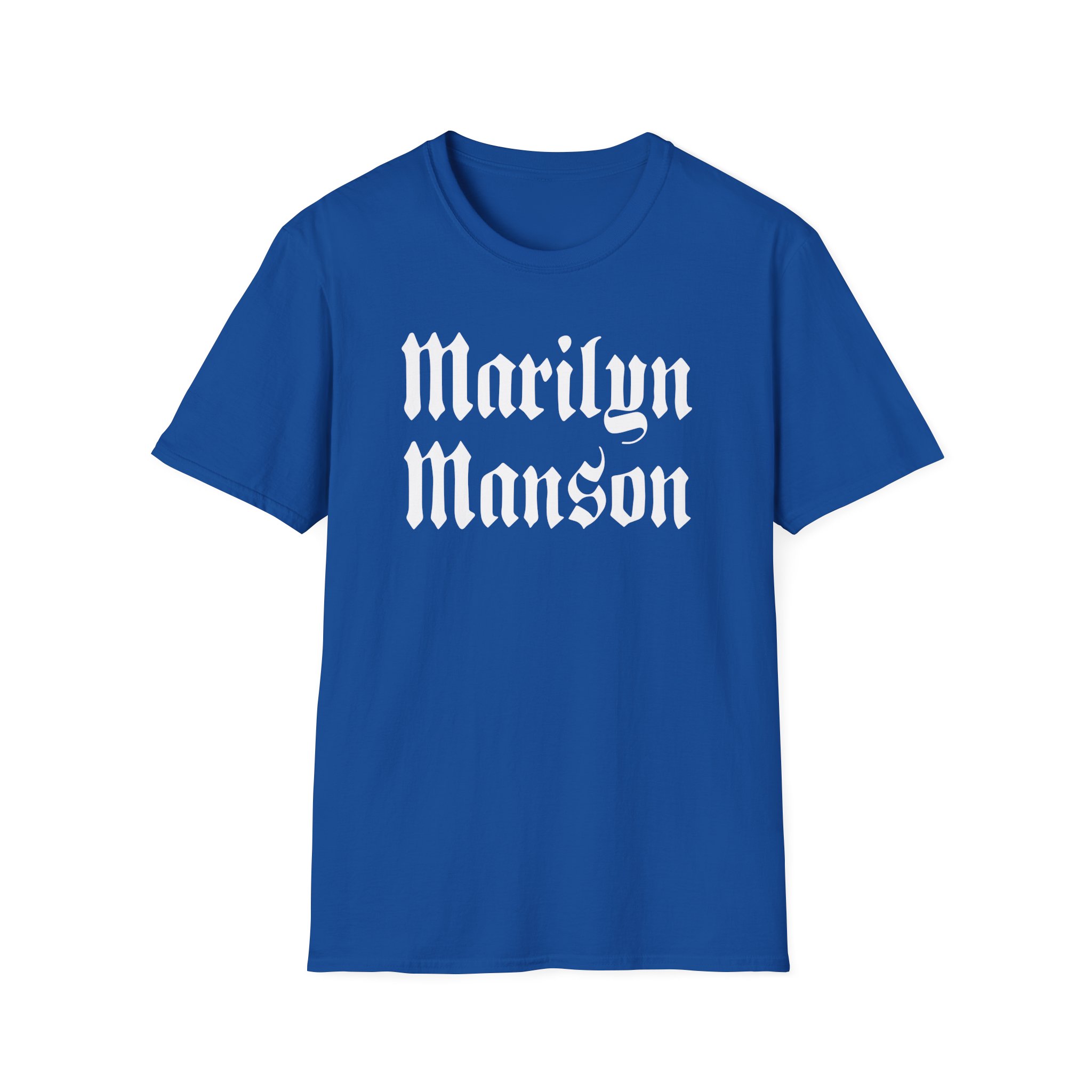 Marilyn Manson Goth Logo Unisex Softstyle T-Shirt
