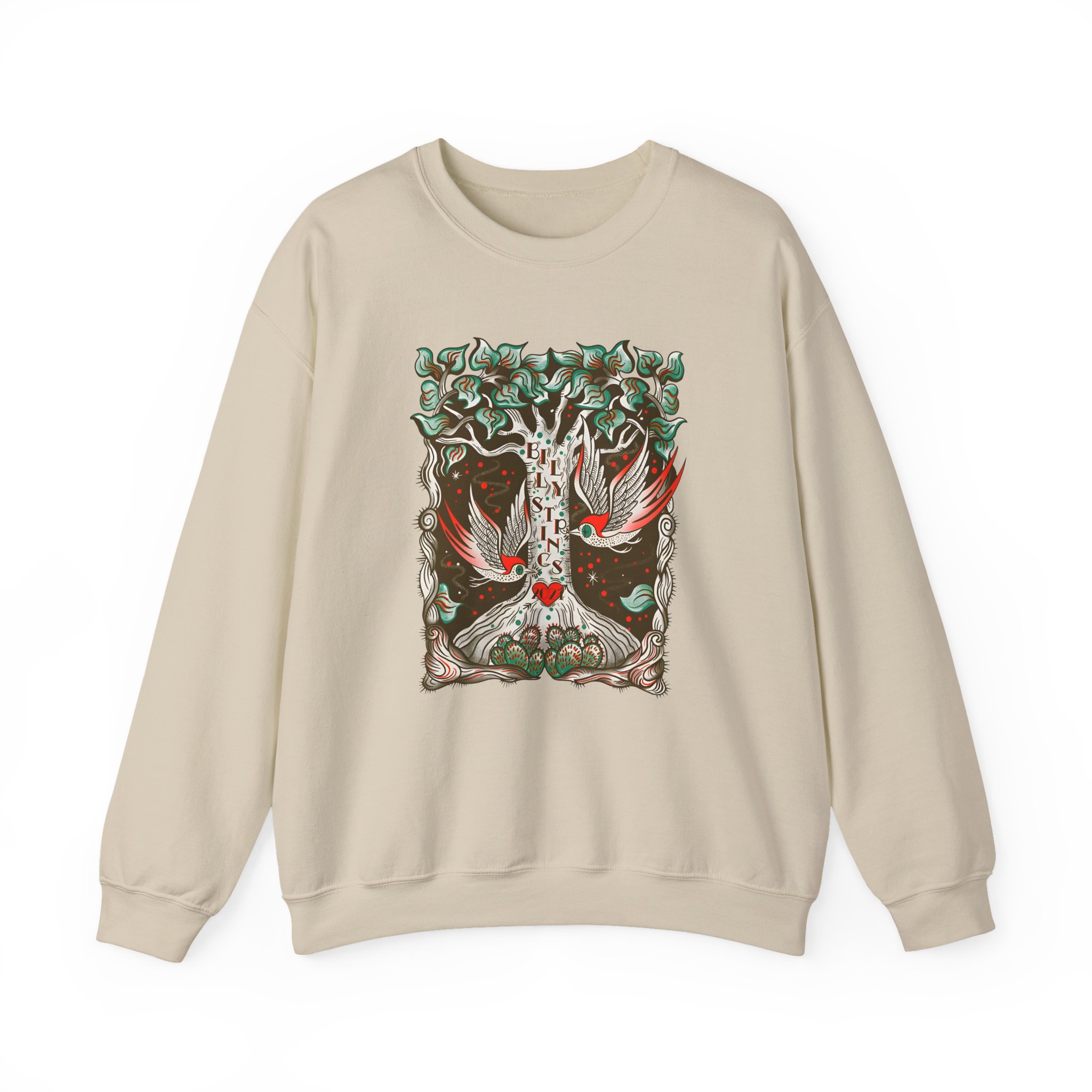 Billy Strings Woodpecker Unisex Heavy Blendâ„¢ Crewneck Sweatshirt