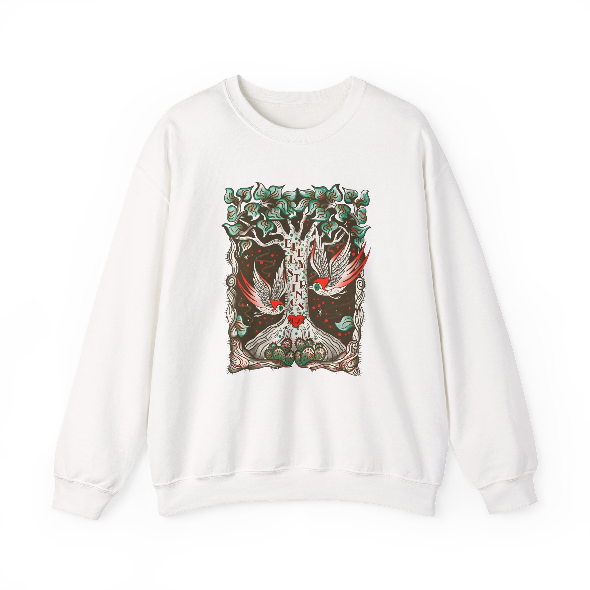 Billy Strings Woodpecker Unisex Heavy Blendâ„¢ Crewneck Sweatshirt