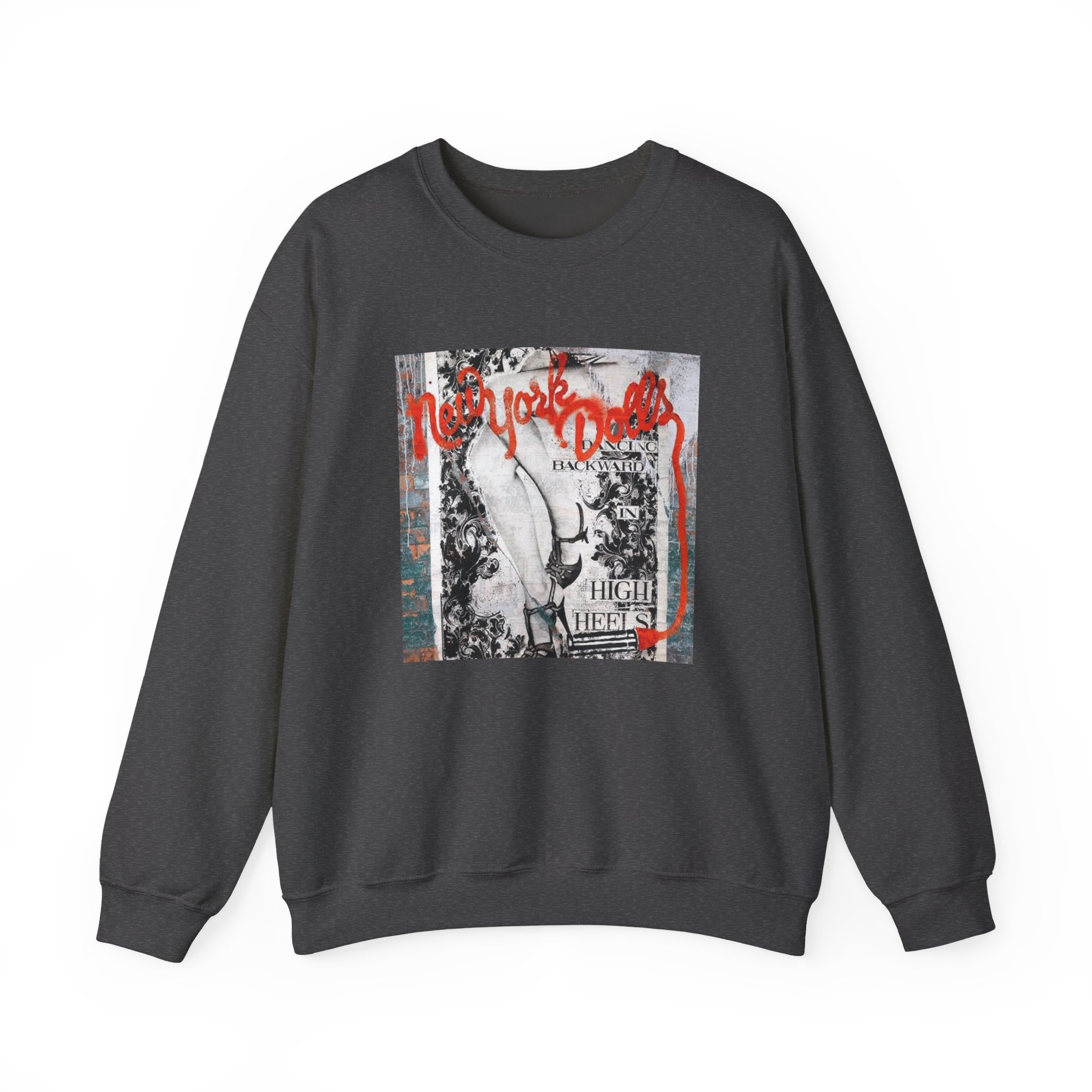 New York Dolls Dancing Backward Album Unisex Heavy Blendâ„¢ Crewneck Sweatshirt