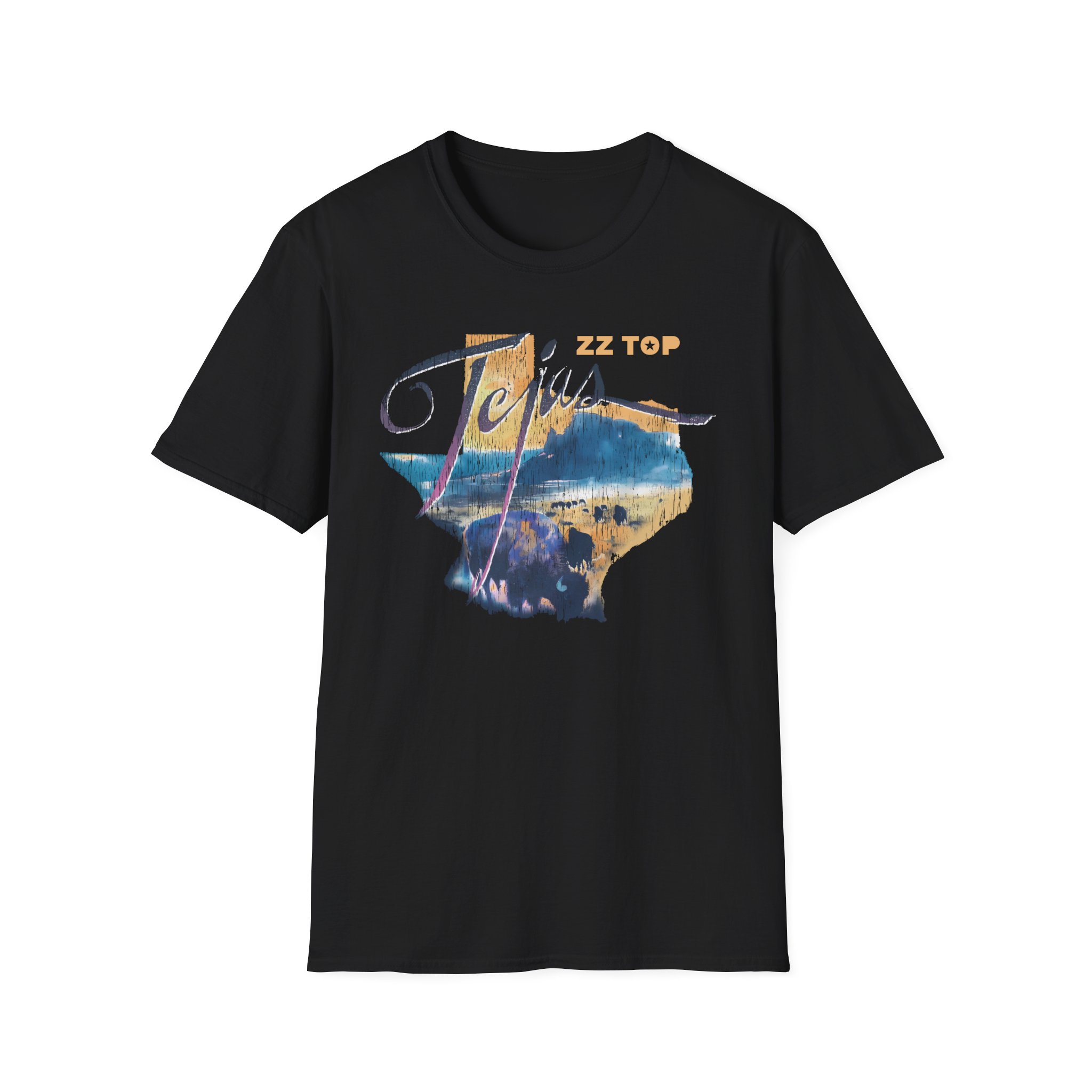 ZZ Top Tejas Unisex Softstyle T-Shirt