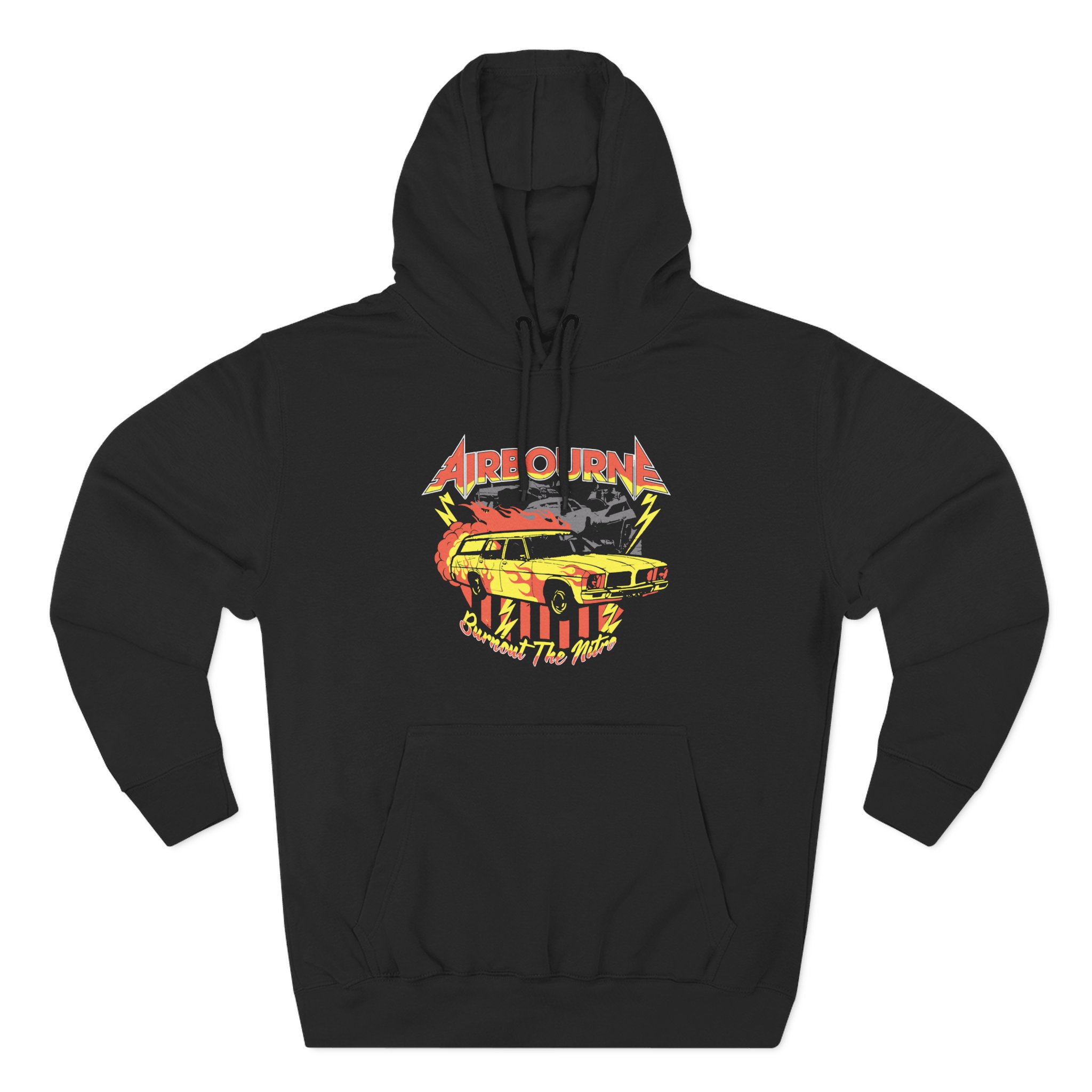 Airbourne Burnout the Nitro Three-Panel Fleece Hoodie