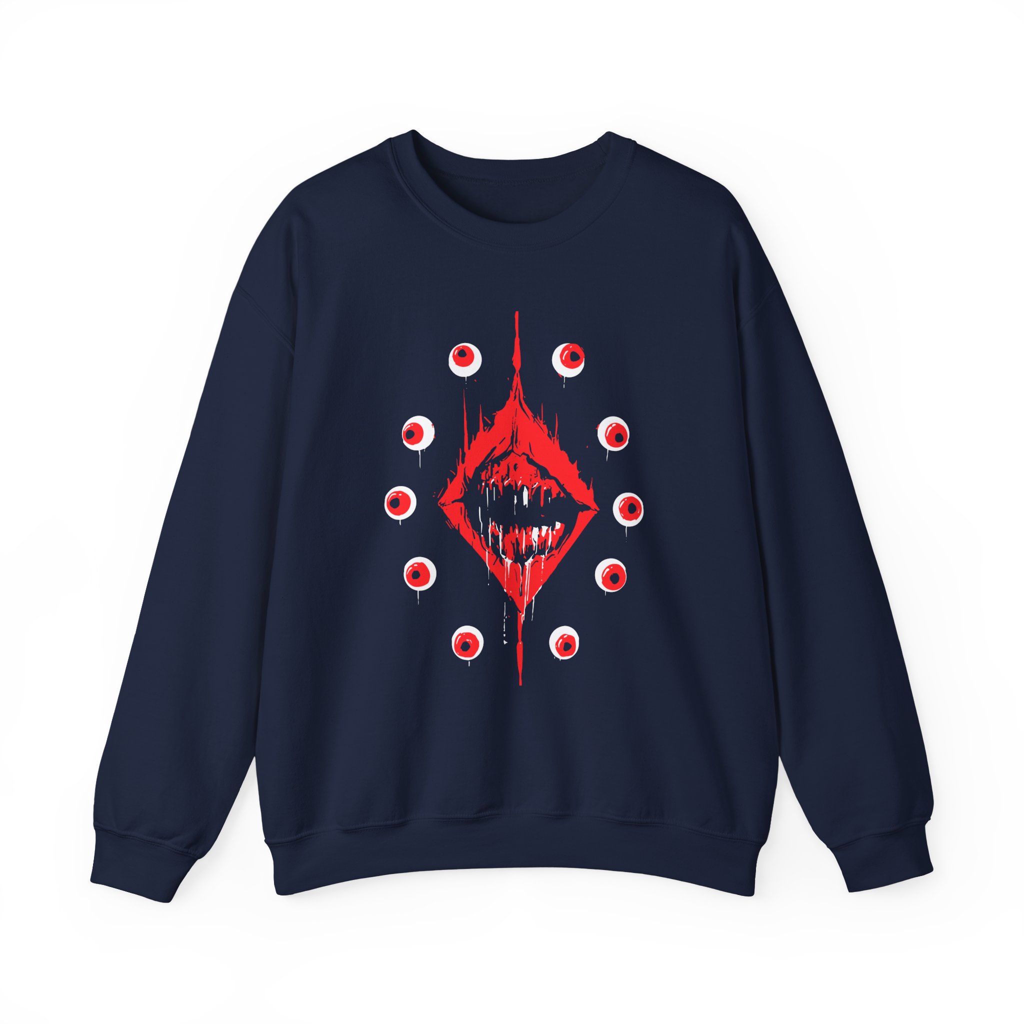 Ultrakill Eyeballs Unisex Heavy Blendâ„¢ Crewneck Sweatshirt