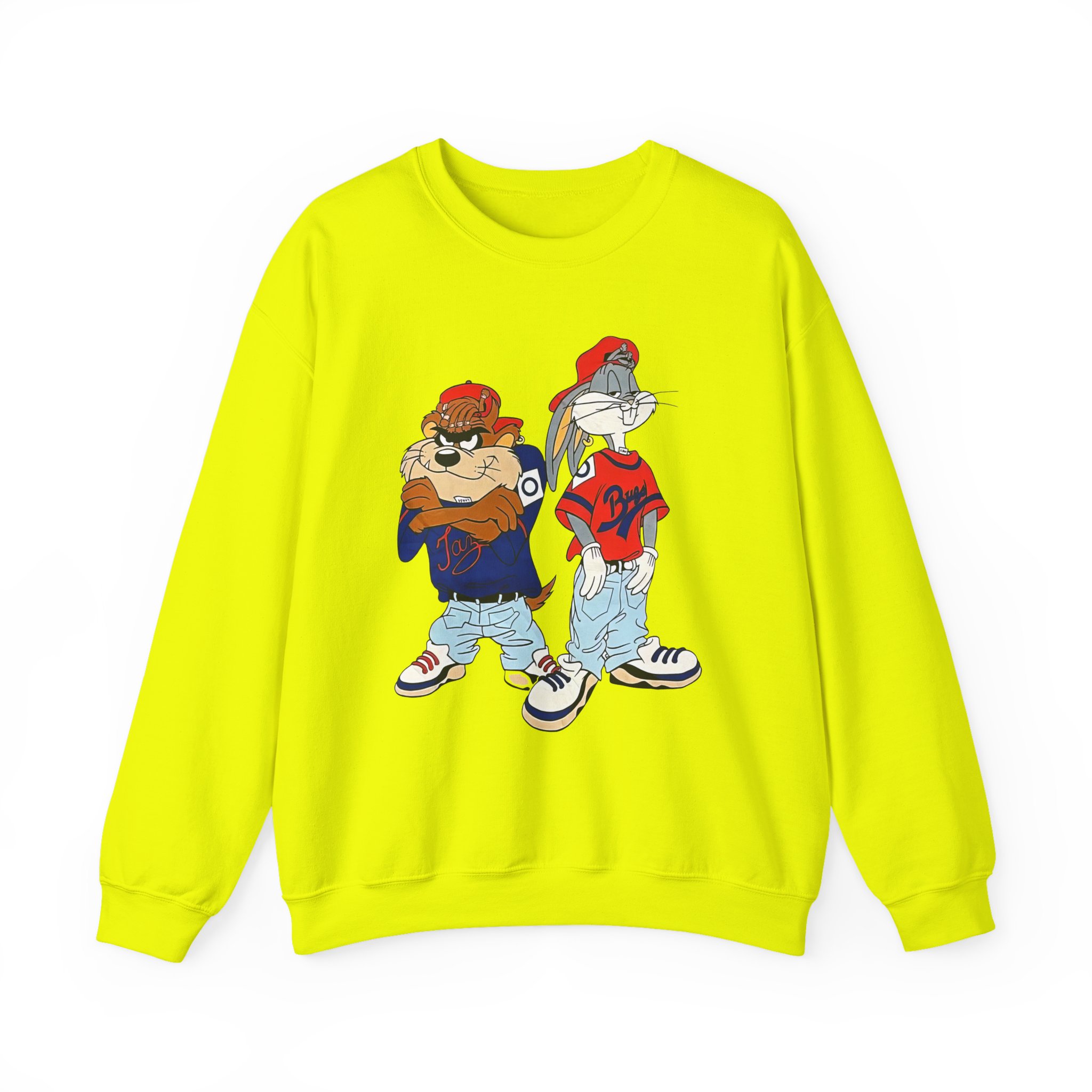 Vintage 90s Looney Tunes Bugs Taz Kris’s Kross Unisex Heavy Blend™ Crewneck Sweatshirt