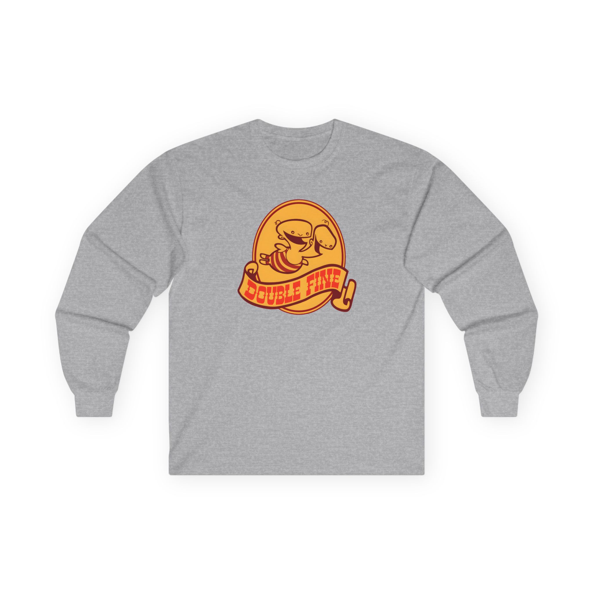 Double Fine Golden Two-headed Baby Unisex Ultra Cotton Long Sleeve Tee