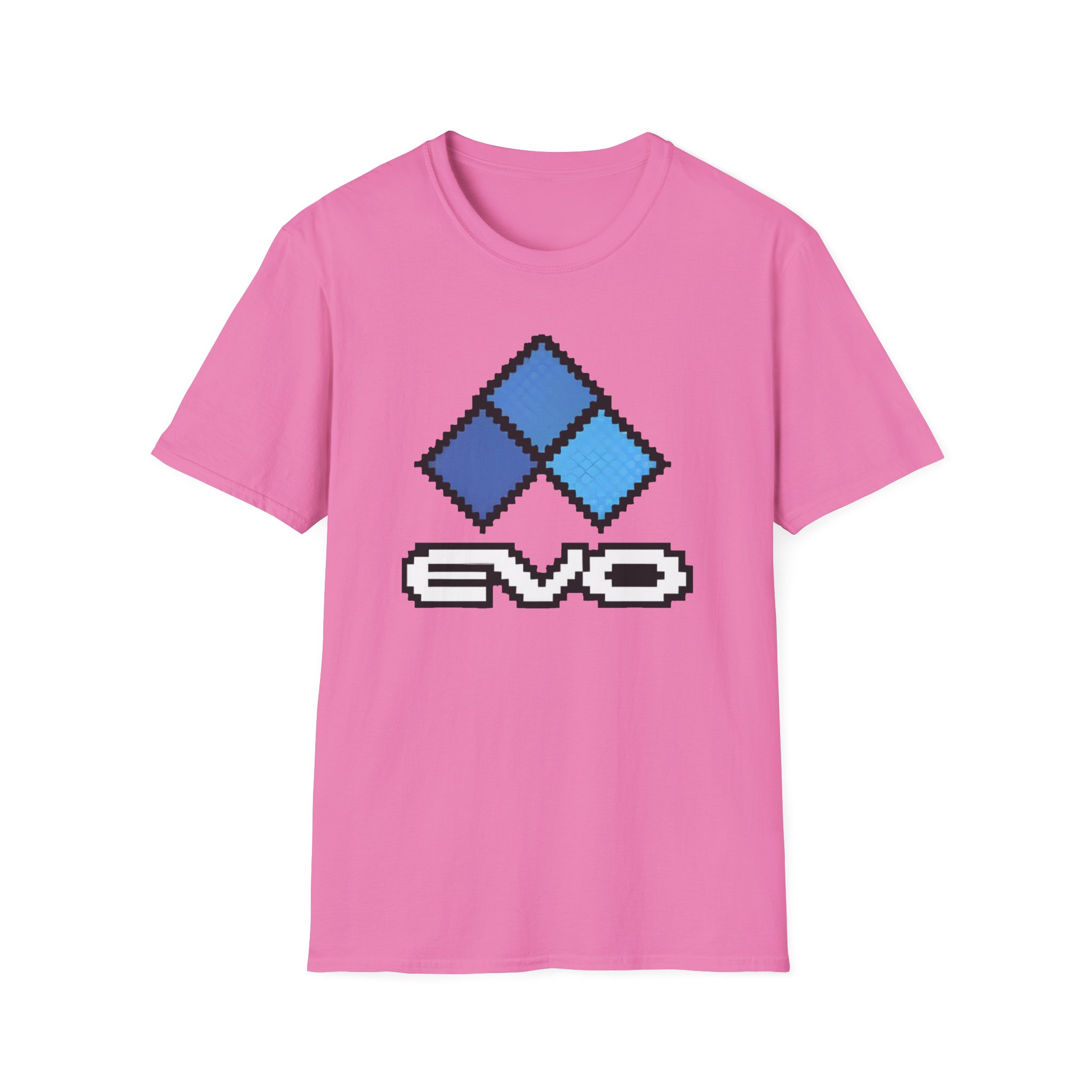Evo 8 Bit Logo Returns Unisex Softstyle T-Shirt