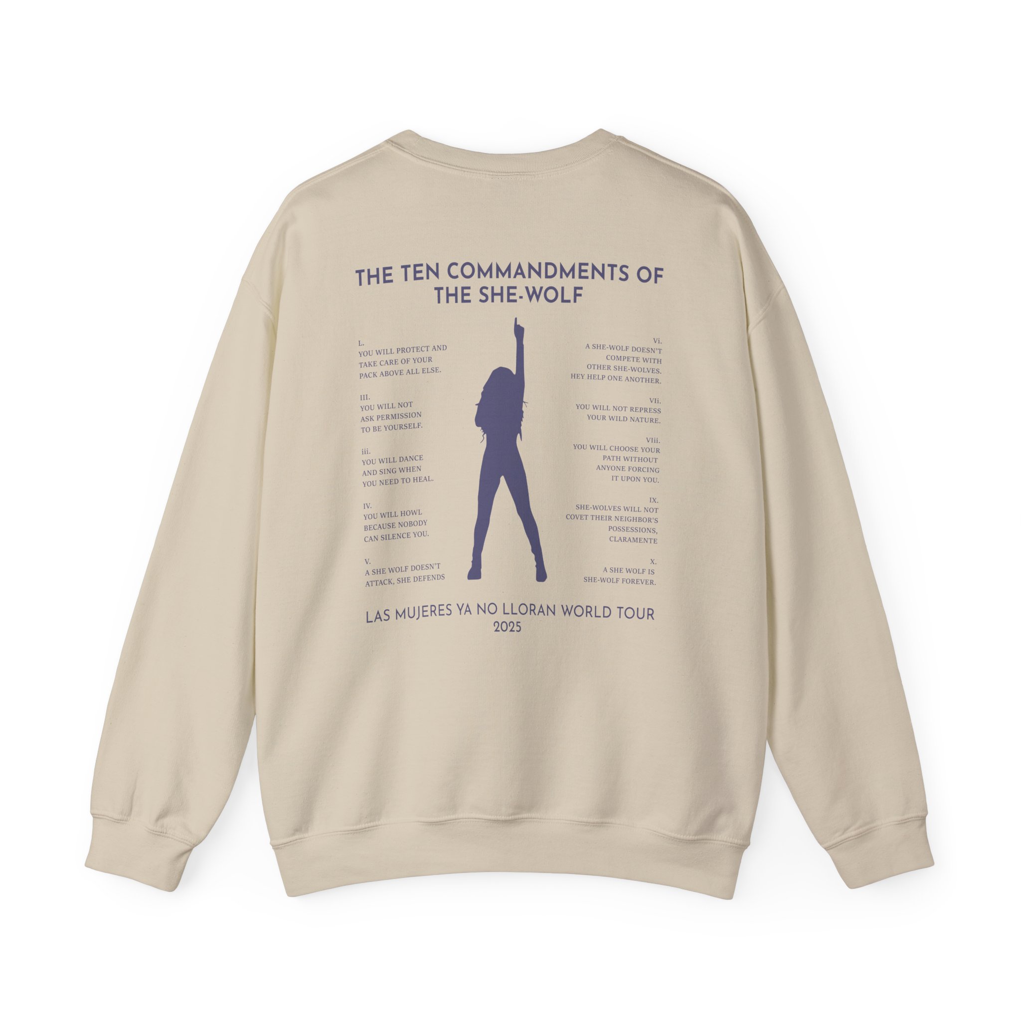 Shakira Commandments Unisex Heavy Blendâ„¢ Crewneck Sweatshirt