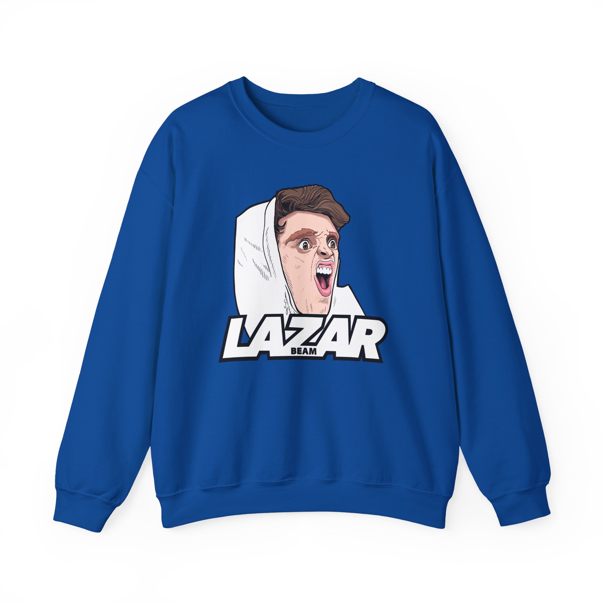 Lazar Silly Face Unisex Heavy Blendâ„¢ Crewneck Sweatshirt