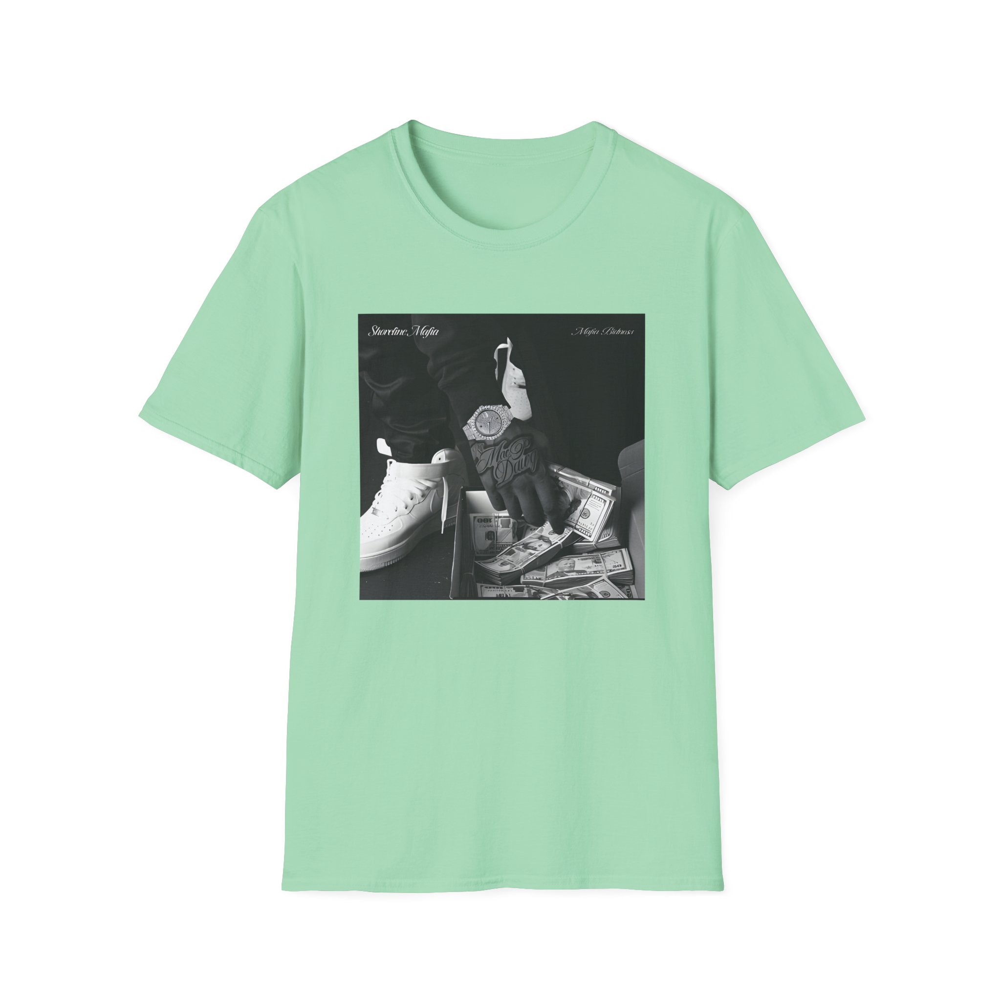 Shoreline Mafia Album Cover Unisex Softstyle T-Shirt