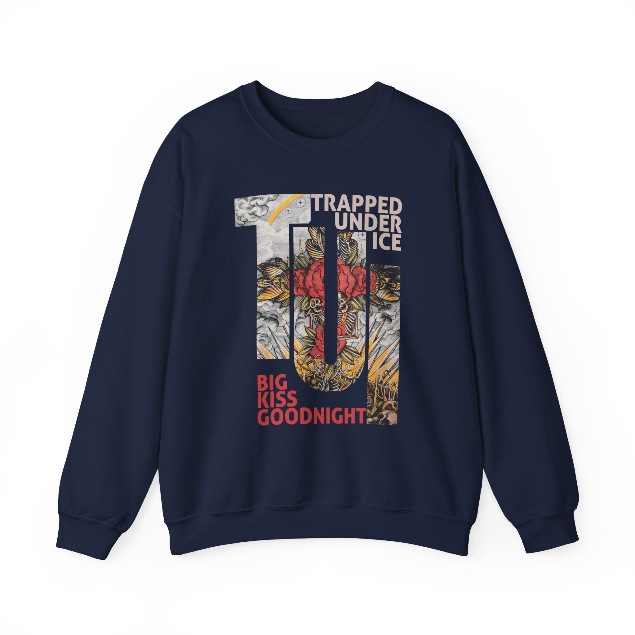 Trapped Under Ice Big Kiss Goodnight Unisex Heavy Blend Crewneck Sweatshirt